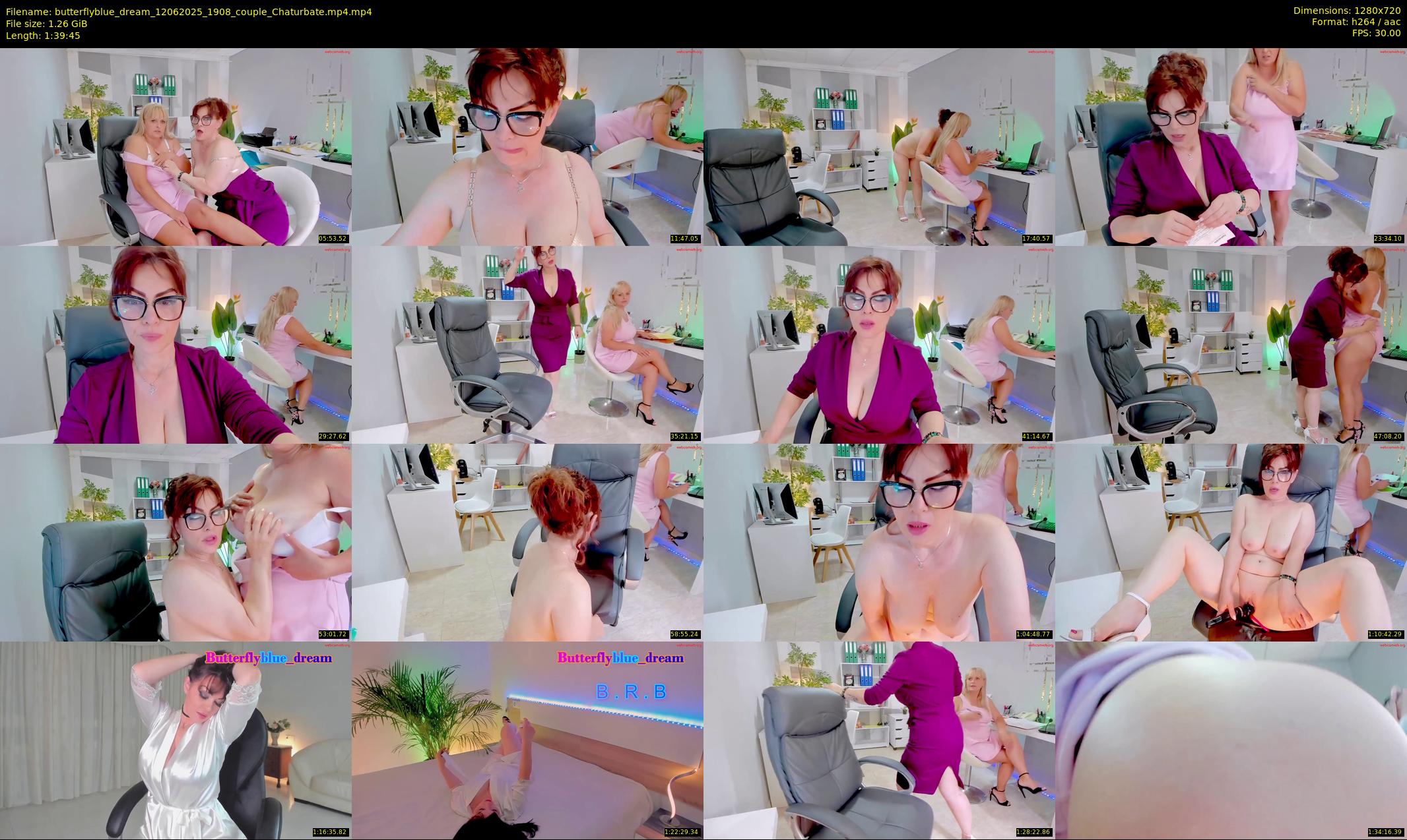 butterflyblue_dream — 100 minute Chaturbate couple cam show recording, 720p, Jun 12, 2025
