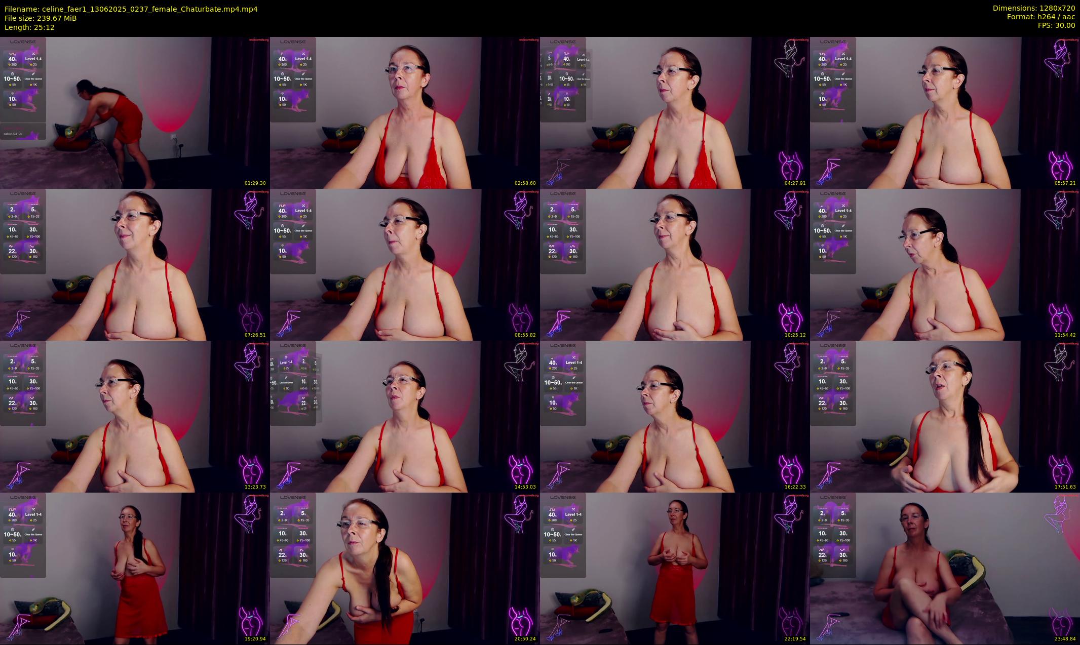 celine_faer1 — 26 minute Chaturbate female cam show recording, 720p, Jun 13, 2025