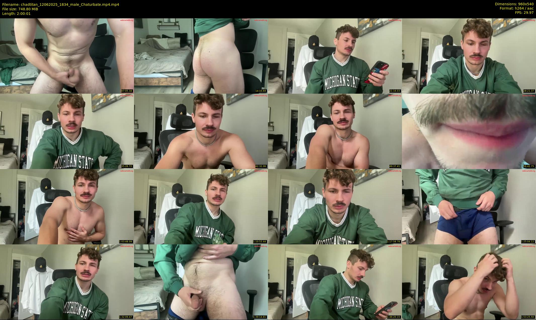 chadtitan — 121 minute Chaturbate male cam show recording, 480p, Jun 12, 2025