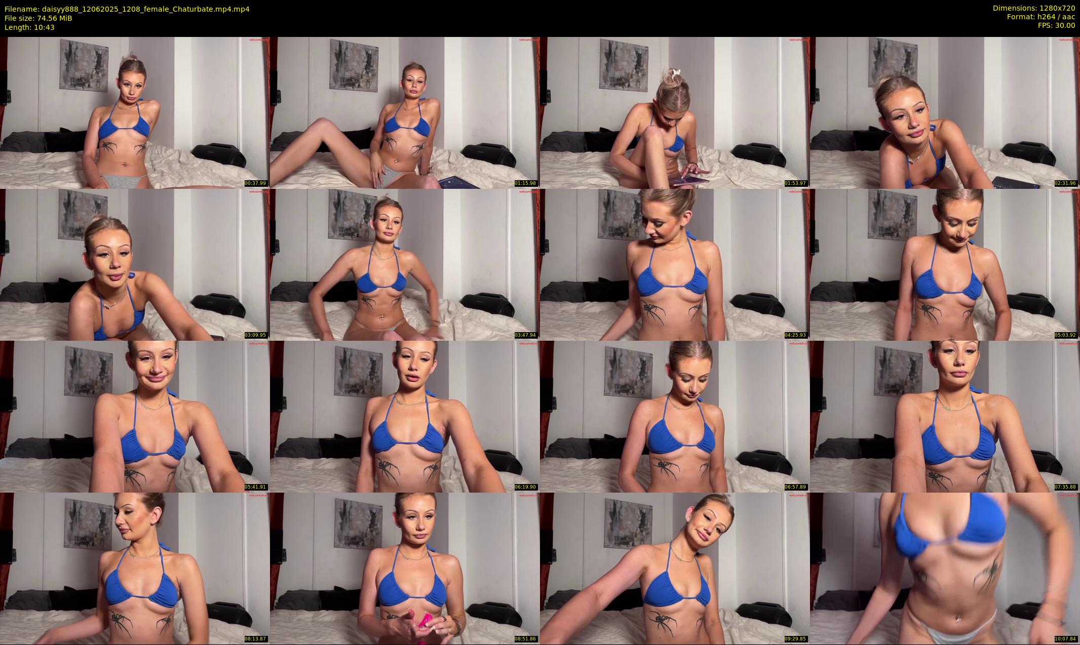 daisyy888 — 11 minute Chaturbate couple cam show recording, 720p, Jun 12, 2025
