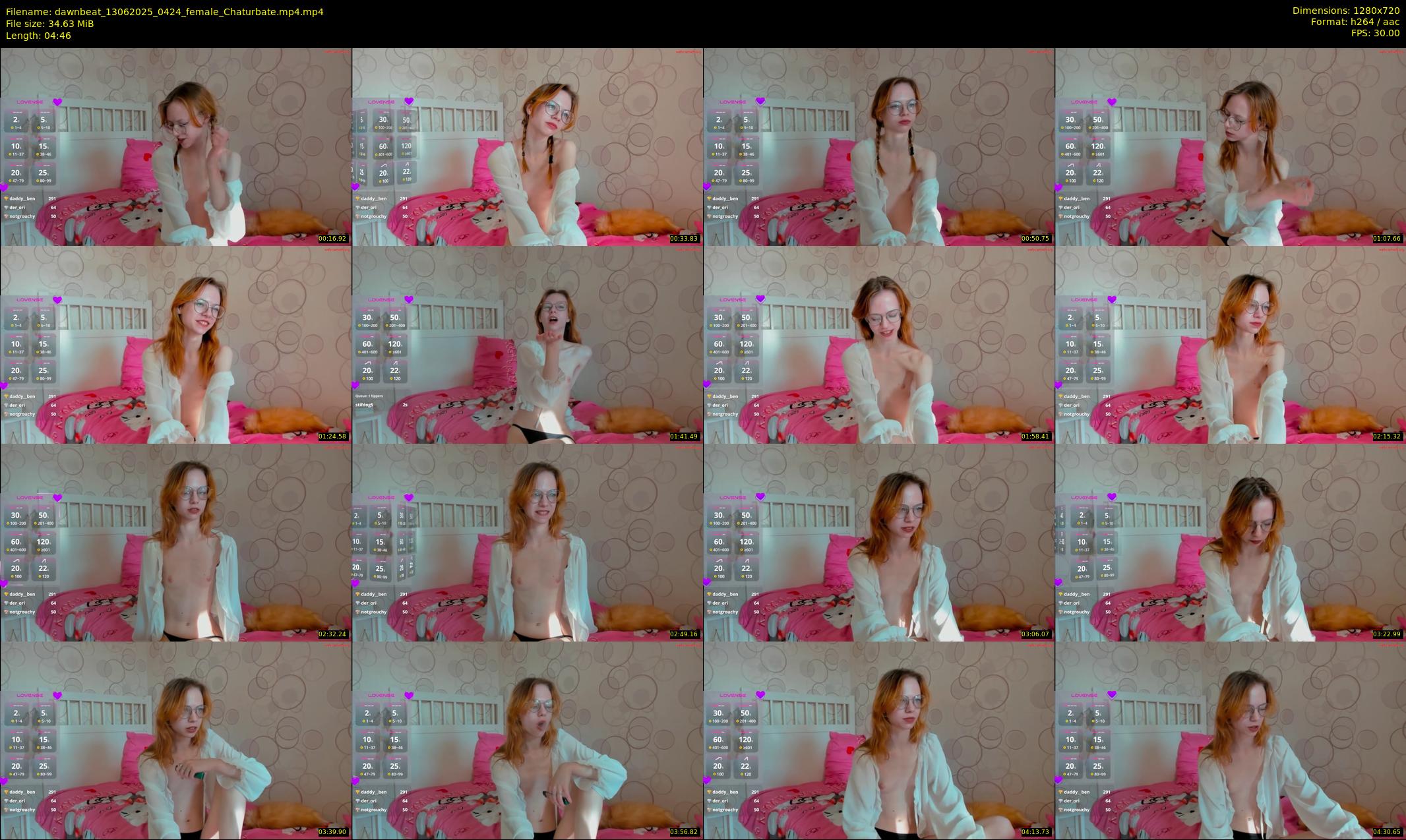 dawnbeat — 5 minute Chaturbate female cam show recording, 720p, Jun 13, 2025