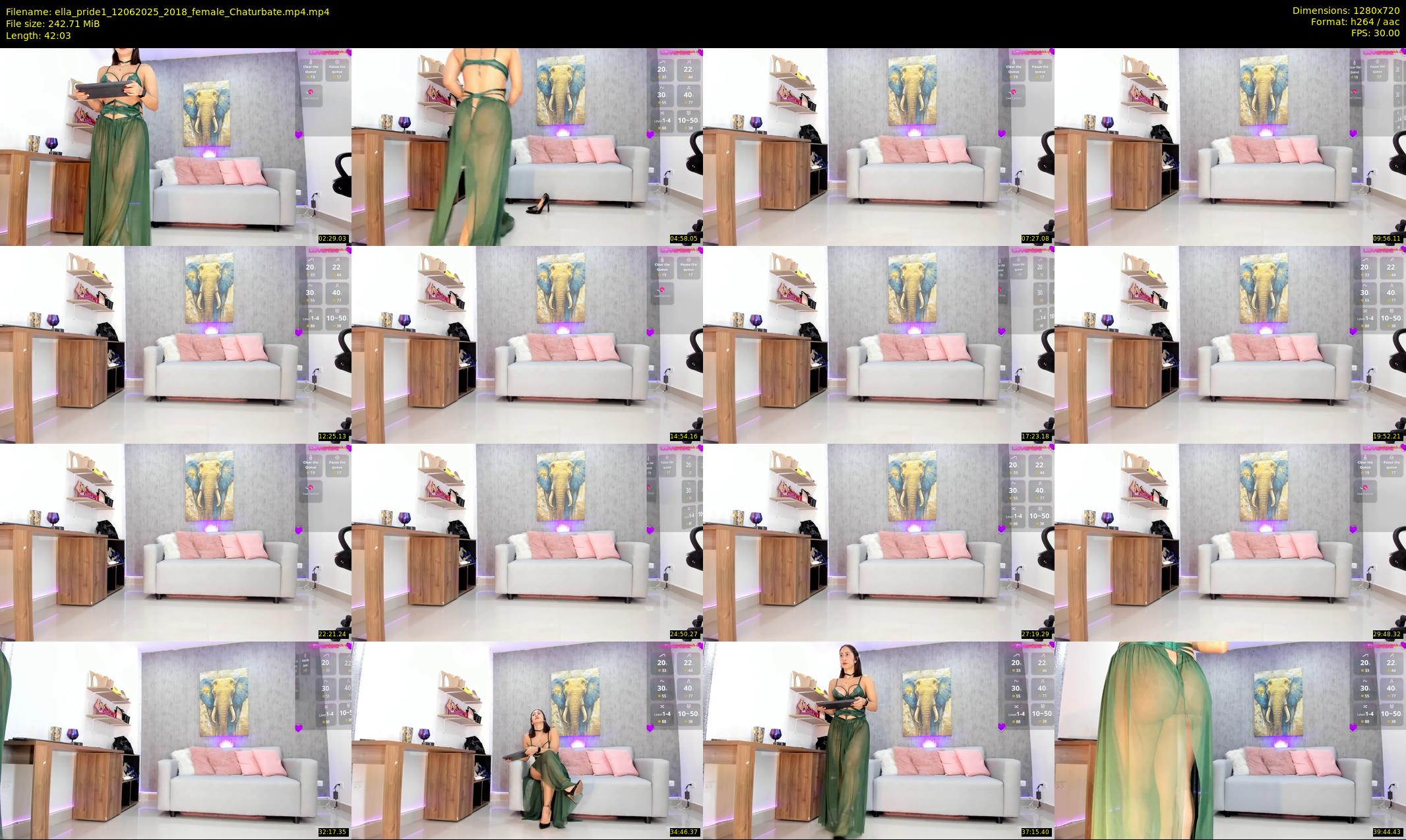 ella_pride1 — 43 minute Chaturbate female cam show recording, 720p, Jun 12, 2025