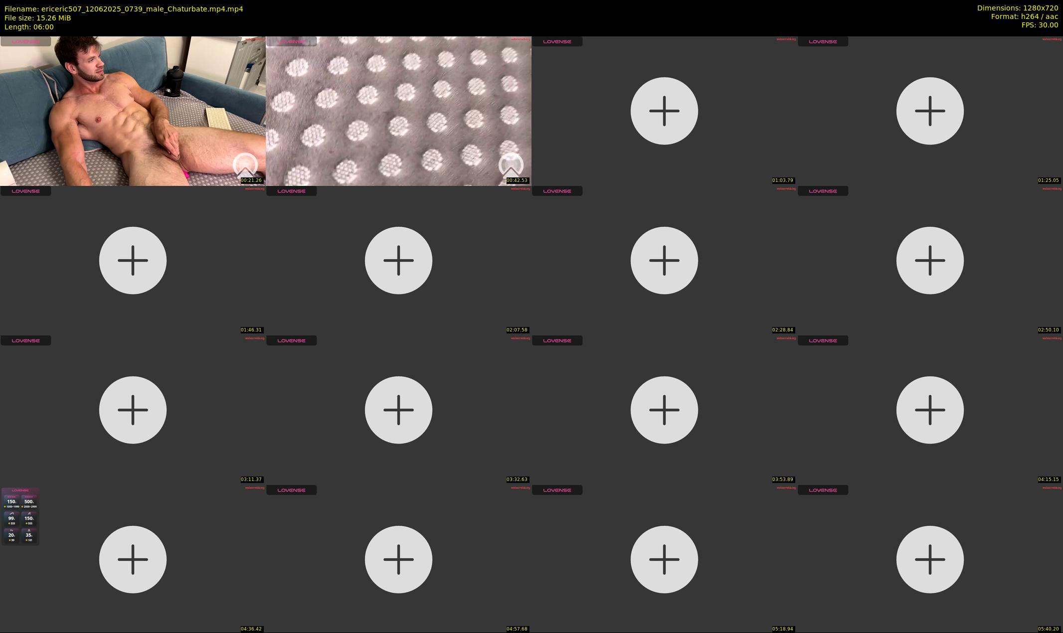 ericeric507 — 6 minute Chaturbate male cam show recording, 720p, Jun 12, 2025