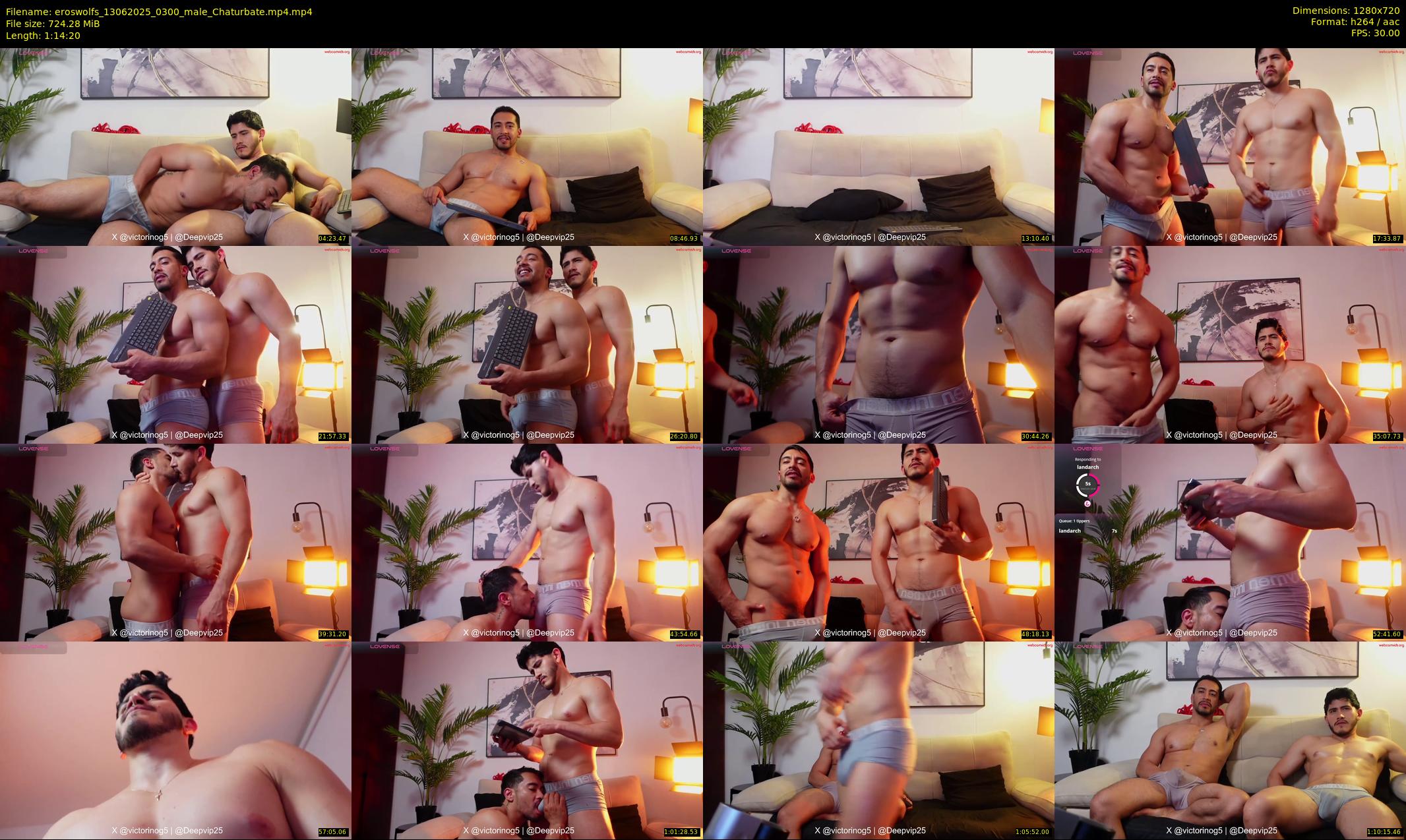 eroswolfs — 75 minute Chaturbate male cam show recording, 720p, Jun 13, 2025