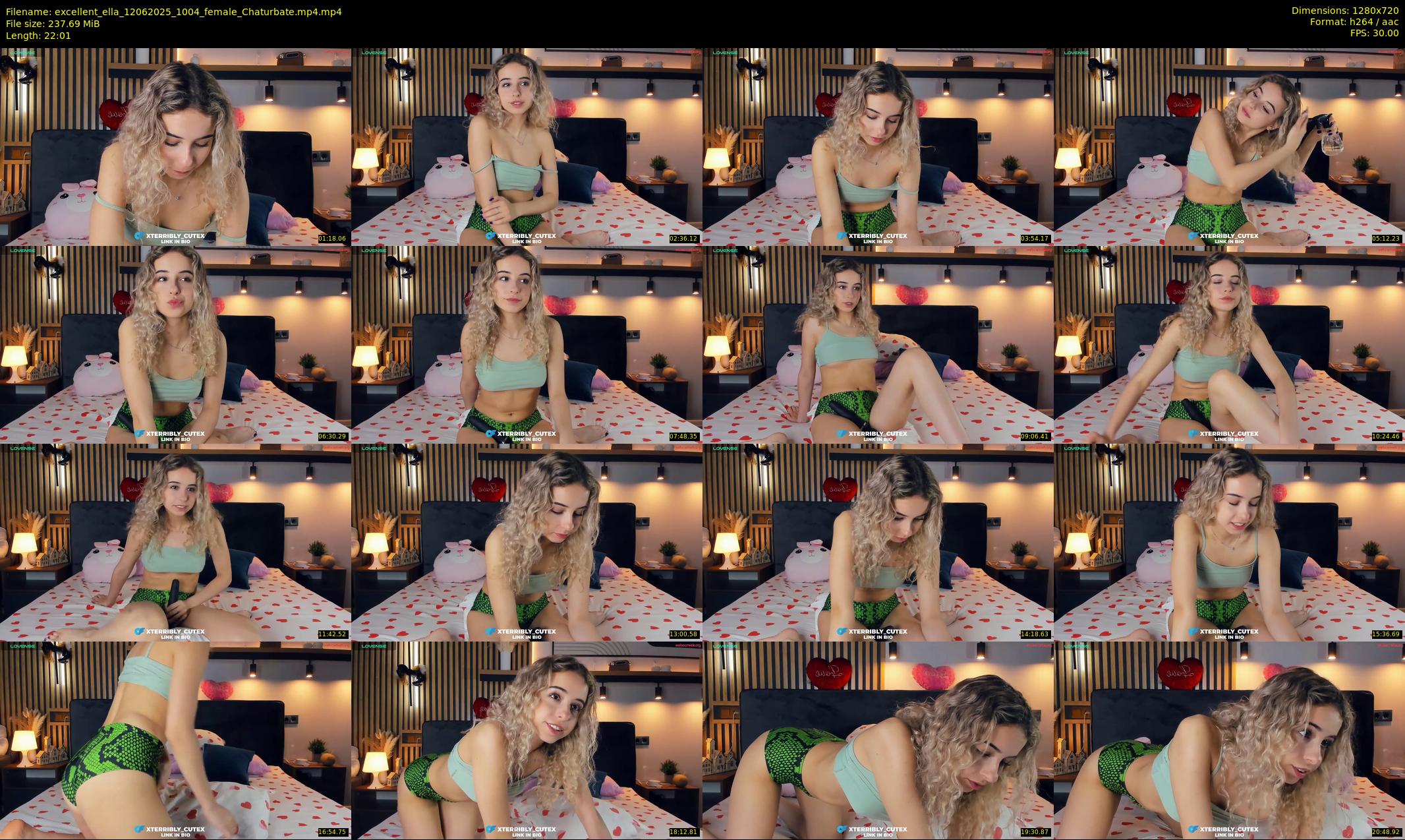 excellent_ella — 23 minute Chaturbate female cam show recording, 720p, Jun 12, 2025