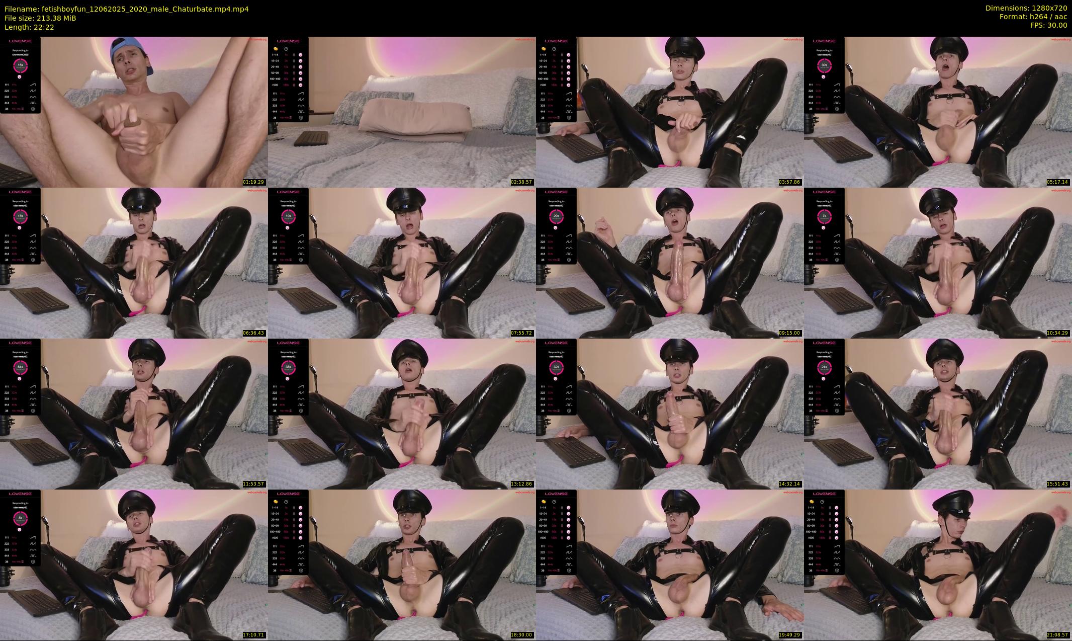 fetishboyfun — 23 minute Chaturbate male cam show recording, 720p, Jun 12, 2025