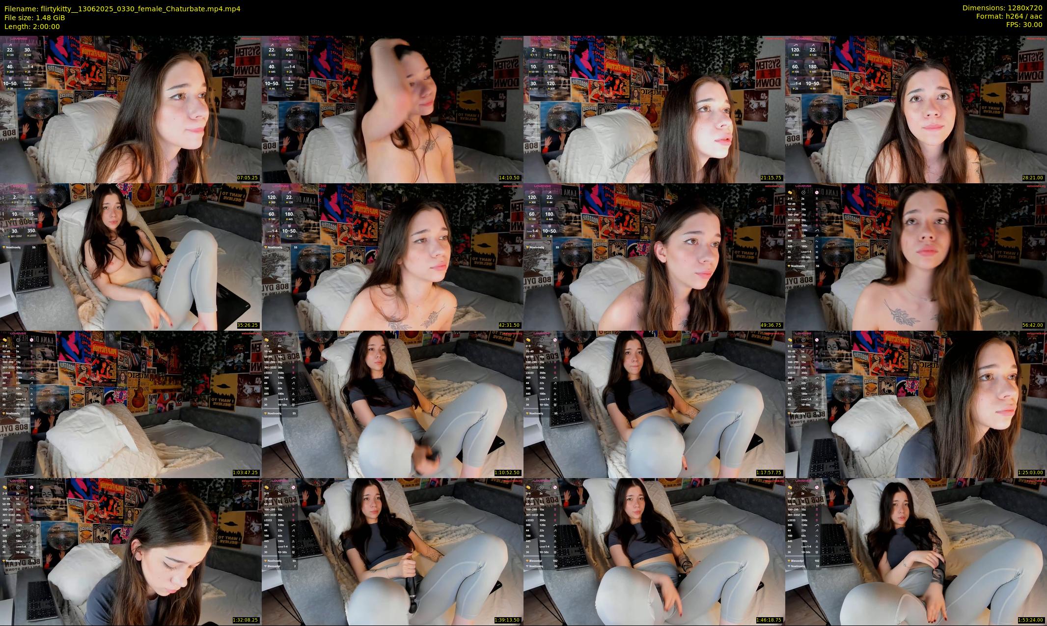 flirtykitty_ — 120 minute Chaturbate female cam show recording, 720p, Jun 13, 2025