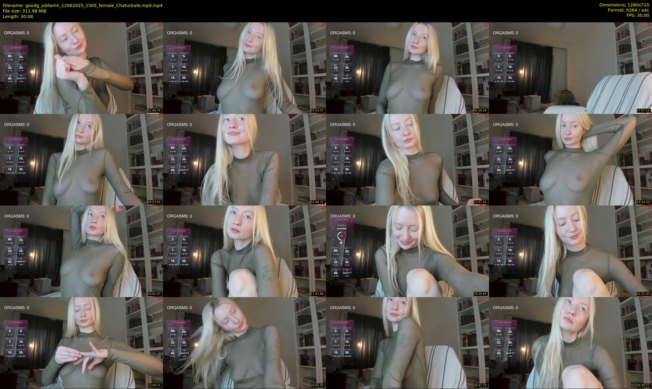 goodg_oddamn — 31 minute Chaturbate female cam show recording, 720p, Jun 12, 2025