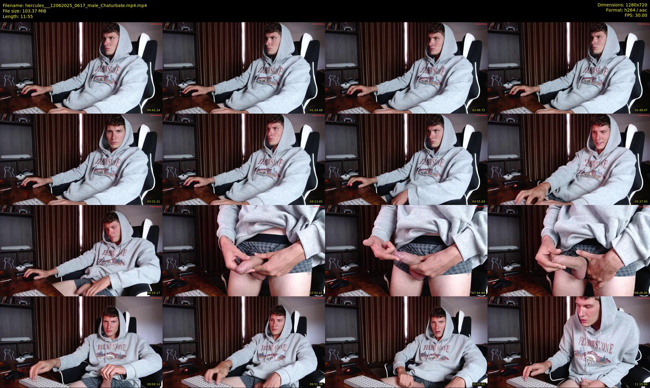 hercules__ — 12 minute Chaturbate male cam show recording, 720p, Jun 12, 2025