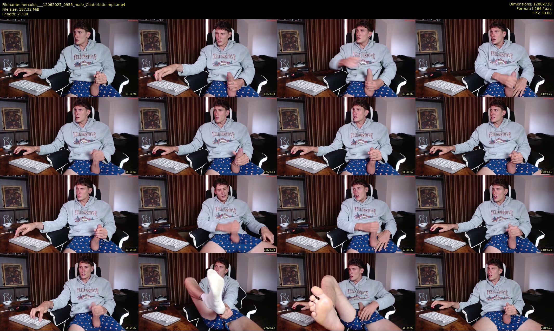 hercules__ — 22 minute Chaturbate male cam show recording, 720p, Jun 12, 2025