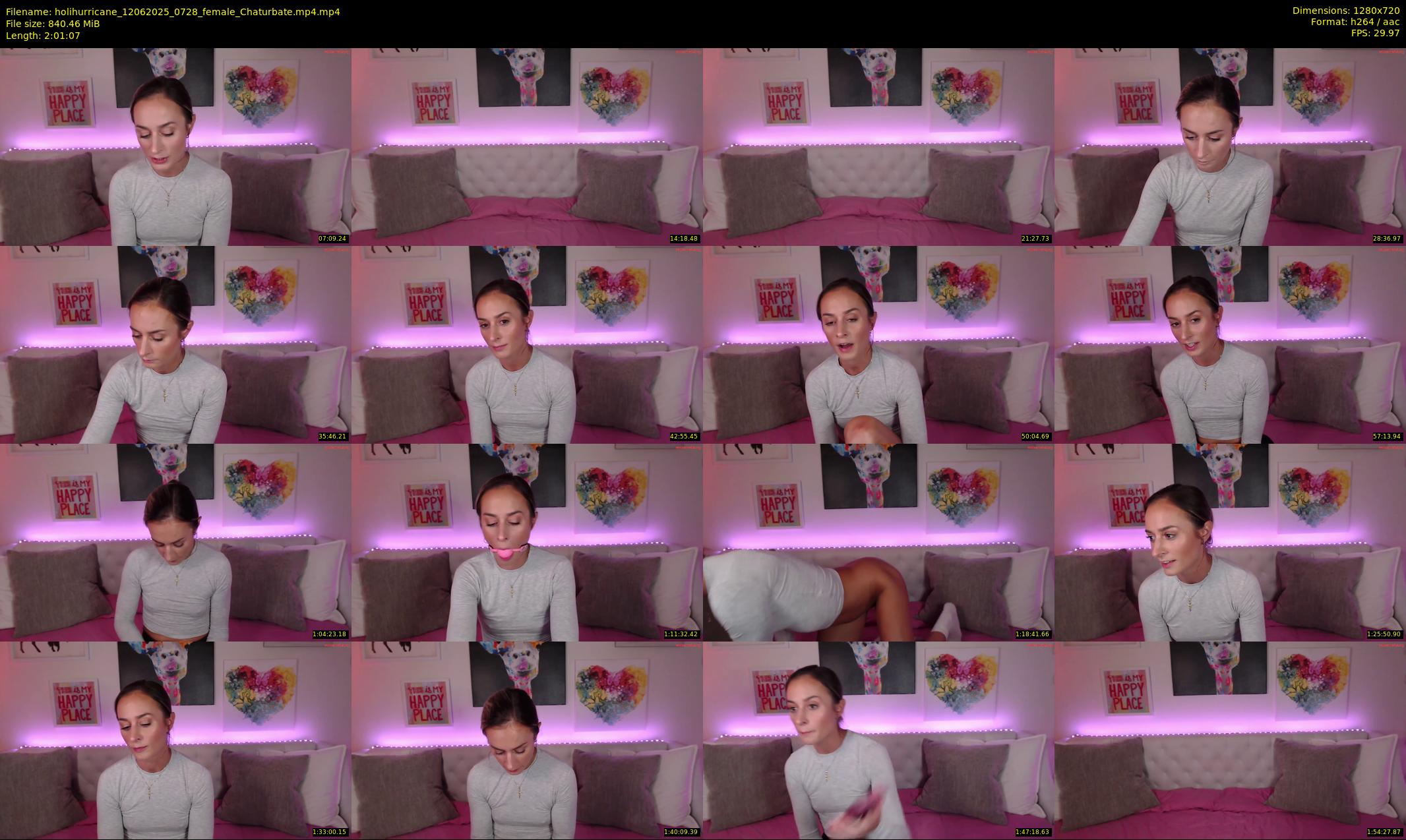 holihurricane — 122 minute Chaturbate female cam show recording, 720p, Jun 12, 2025