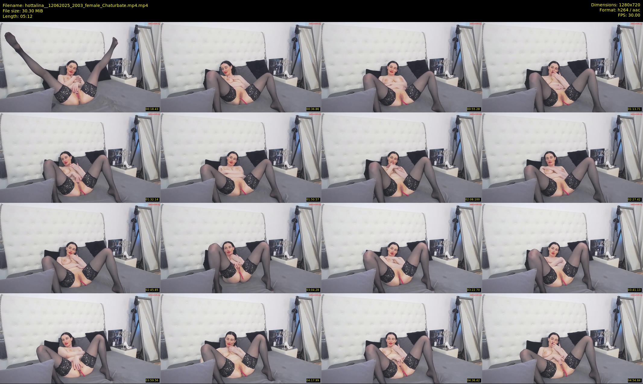 hottalina_ — 6 minute Chaturbate female cam show recording, 720p, Jun 12, 2025