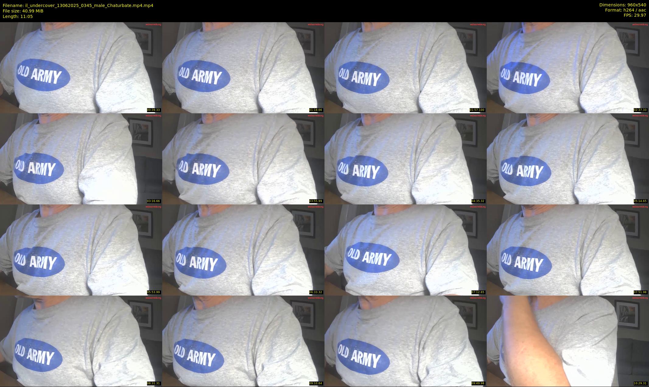 il_undercover — 12 minute Chaturbate male cam show recording, 480p, Jun 13, 2025