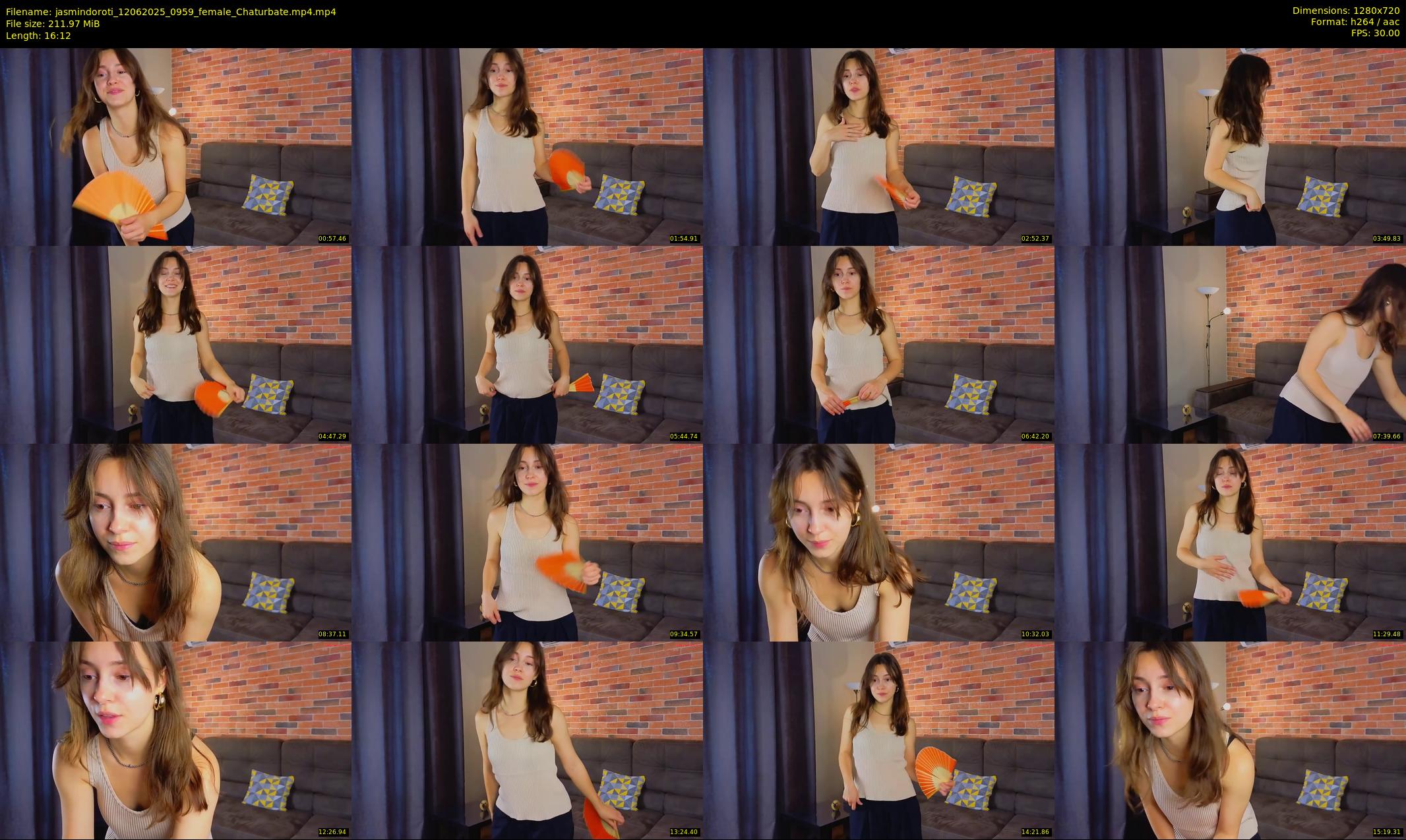 jasmindoroti — 17 minute Chaturbate female cam show recording, 720p, Jun 12, 2025