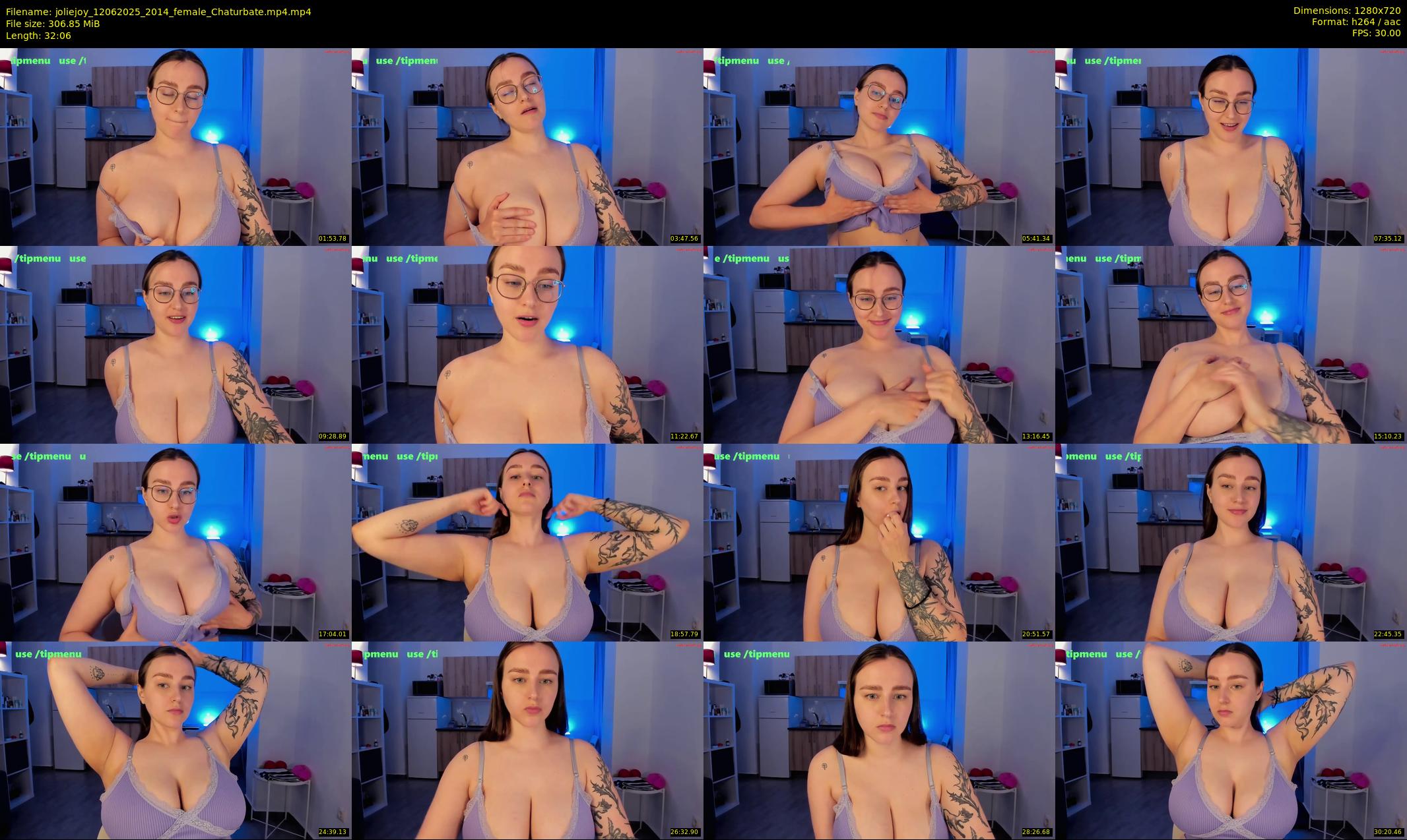 joliejoy — 33 minute Chaturbate female cam show recording, 720p, Jun 12, 2025
