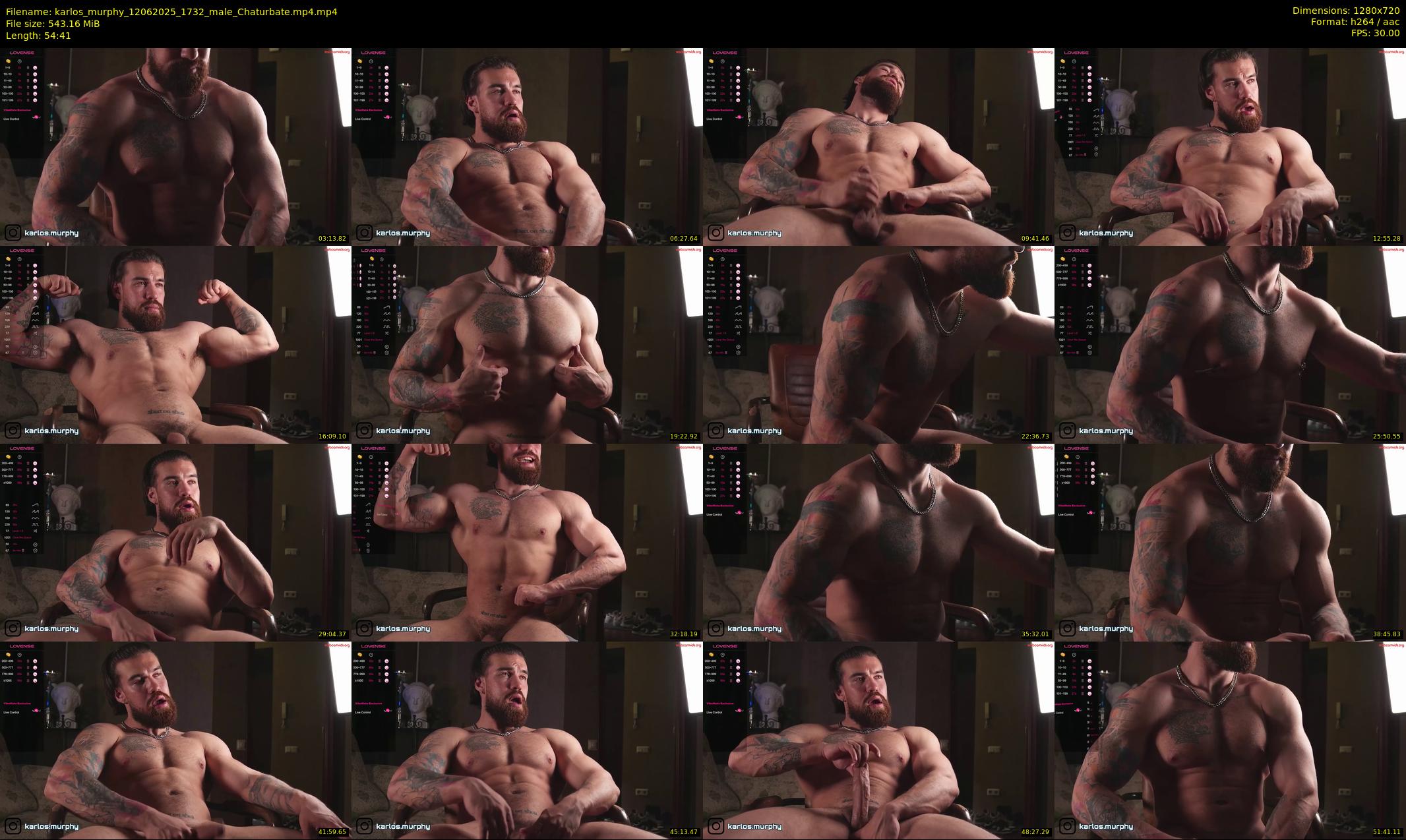karlos_murphy — 55 minute Chaturbate male cam show recording, 720p, Jun 12, 2025