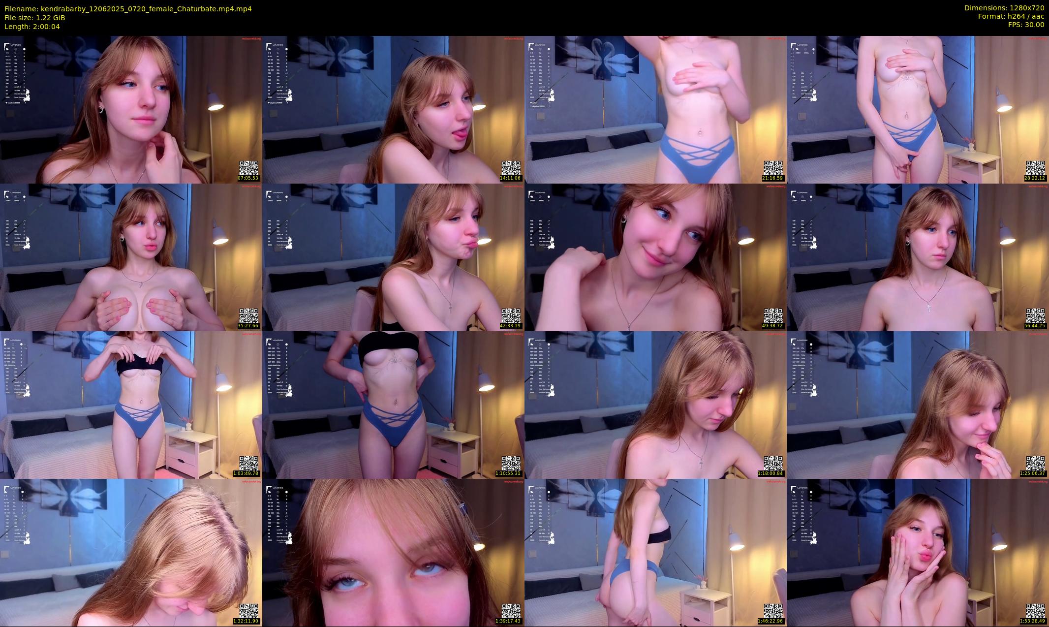 kendrabarby — 121 minute Chaturbate female cam show recording, 720p, Jun 12, 2025