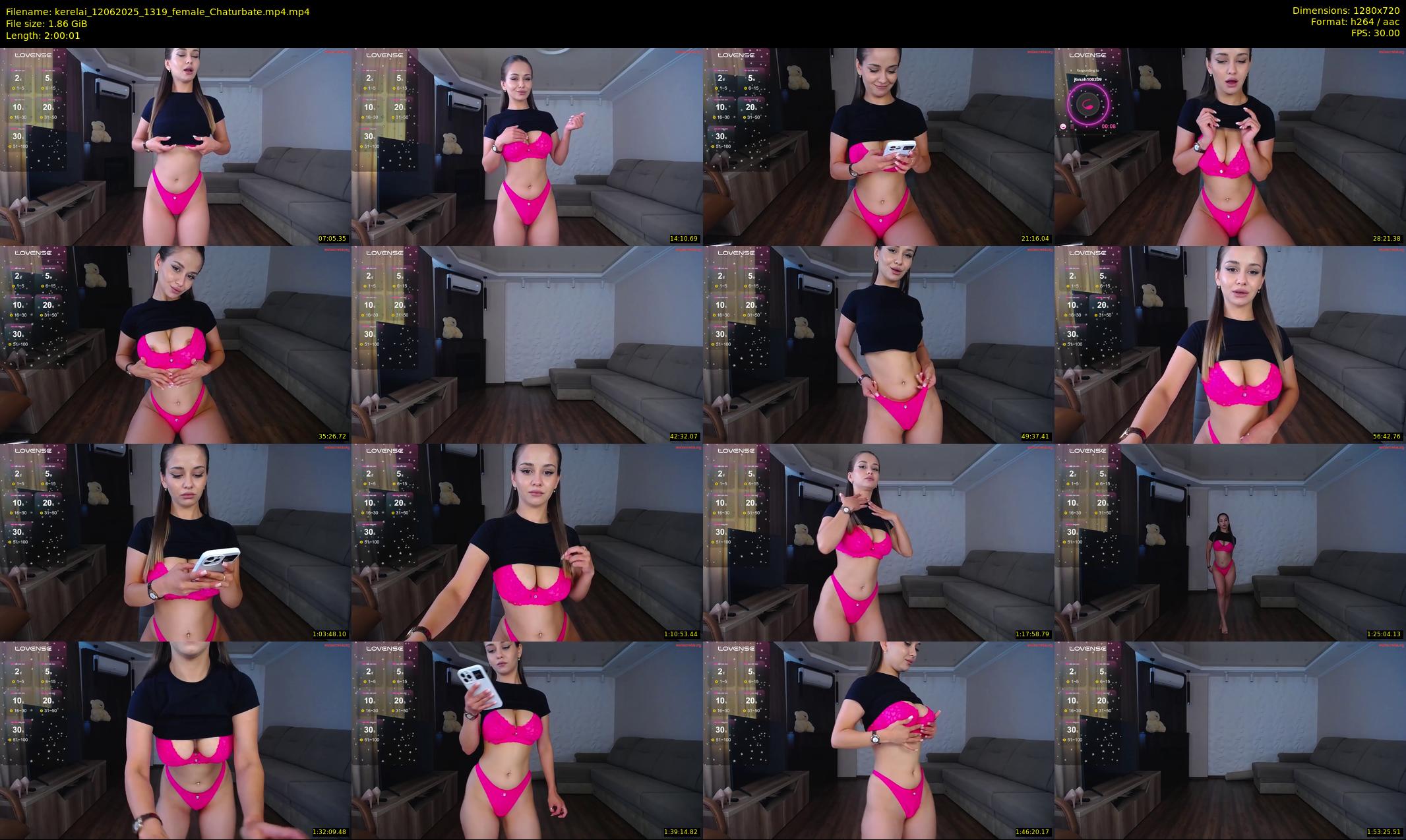 kerelai — 121 minute Chaturbate female cam show recording, 720p, Jun 12, 2025