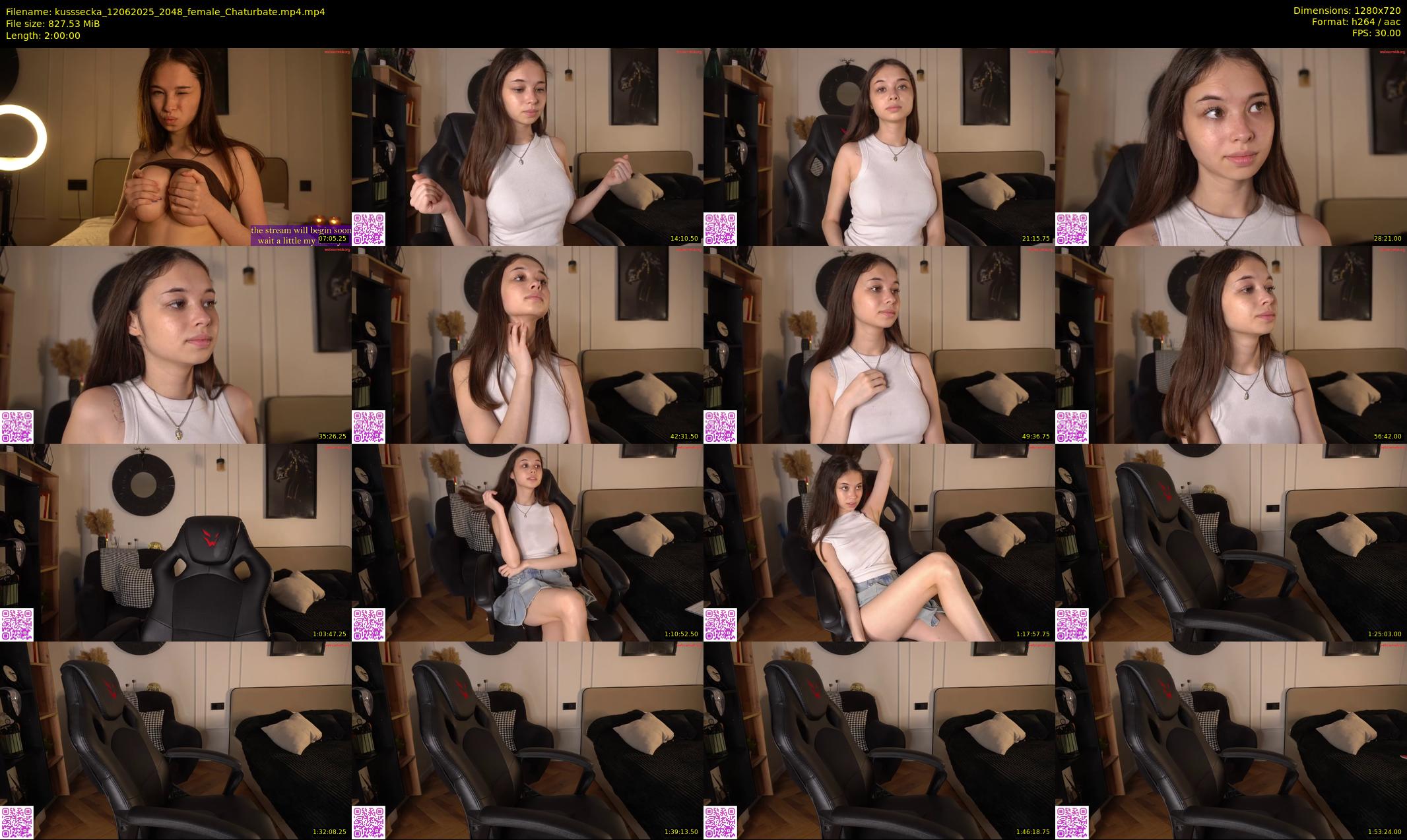 kusssecka — 120 minute Chaturbate female cam show recording, 720p, Jun 12, 2025