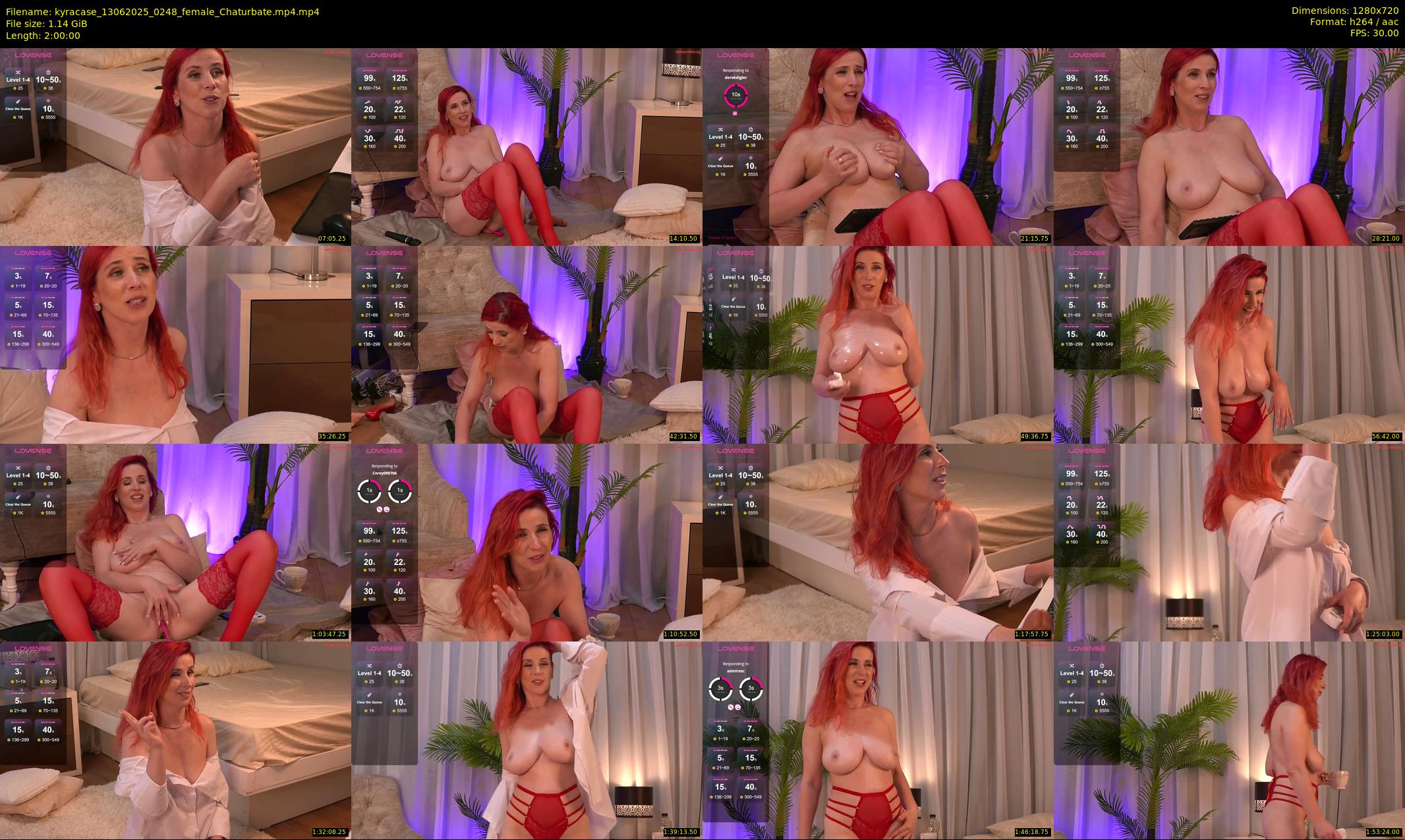kyracase — 120 minute Chaturbate female cam show recording, 720p, Jun 13, 2025