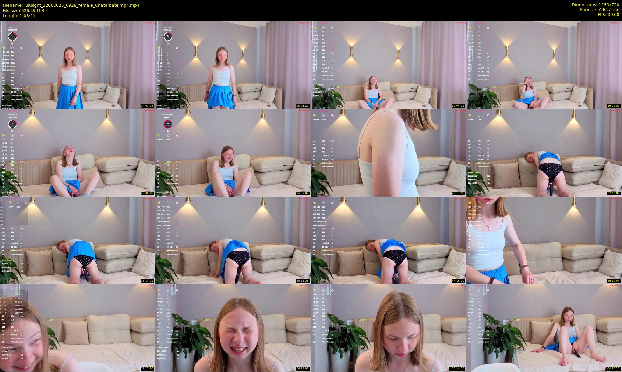 lululight — 69 minute Chaturbate female cam show recording, 720p, Jun 12, 2025