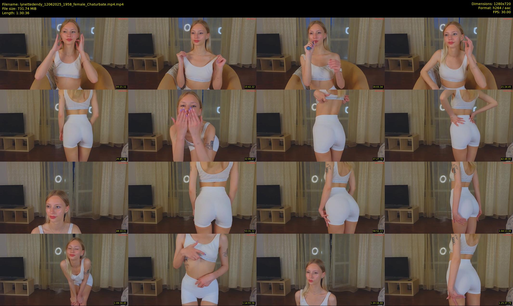 lynettedendy — 91 minute Chaturbate female cam show recording, 720p, Jun 12, 2025