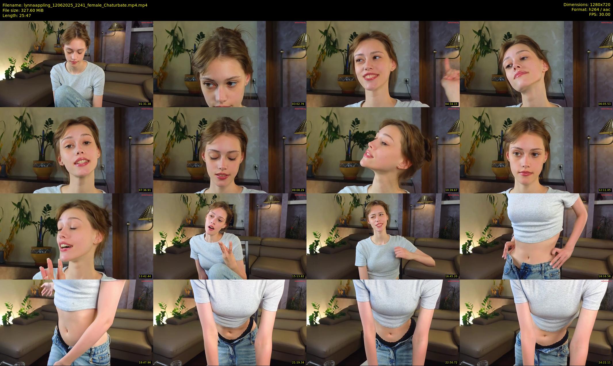 lynnaappling — 26 minute Chaturbate female cam show recording, 720p, Jun 12, 2025