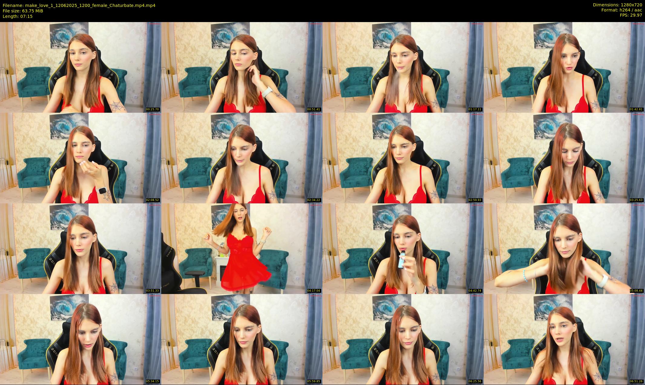 make_love_1 — 8 minute Chaturbate female cam show recording, 720p, Jun 12, 2025