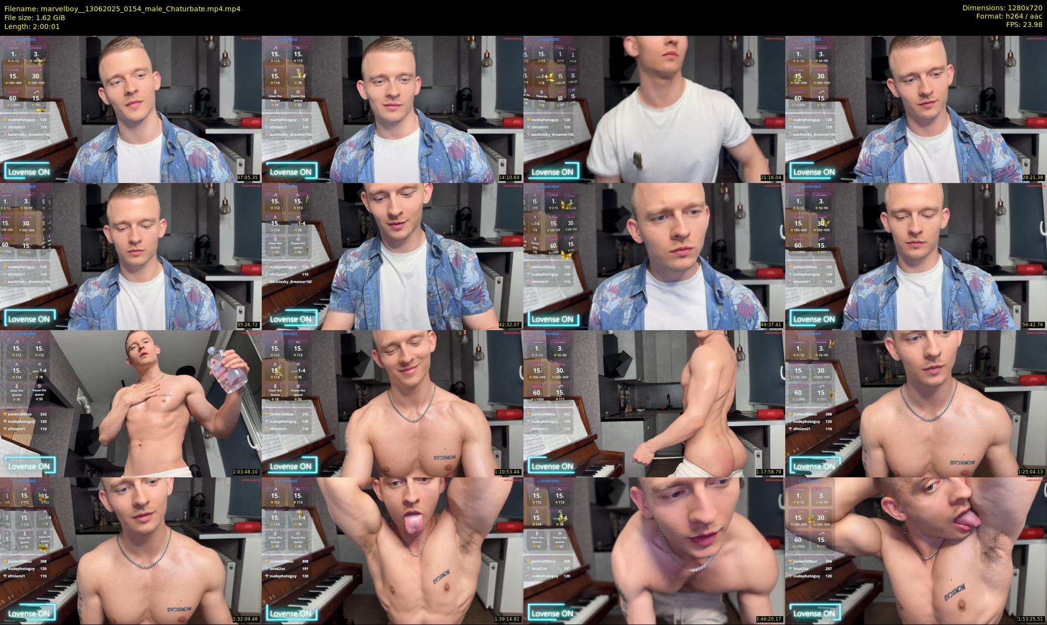 marvelboy_ — 121 minute Chaturbate male cam show recording, 720p, Jun 13, 2025