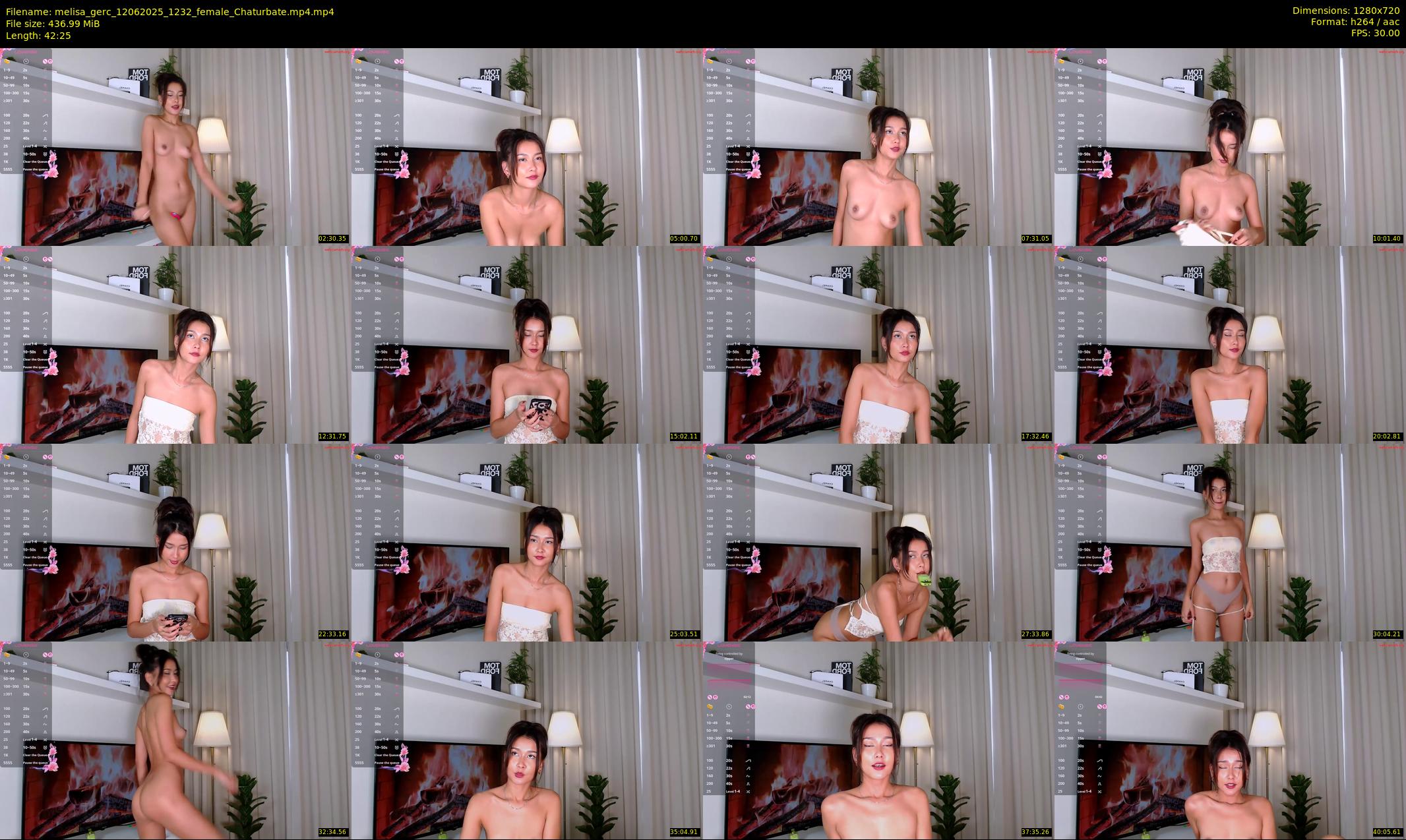 melisa_gerc — 43 minute Chaturbate female cam show recording, 720p, Jun 12, 2025