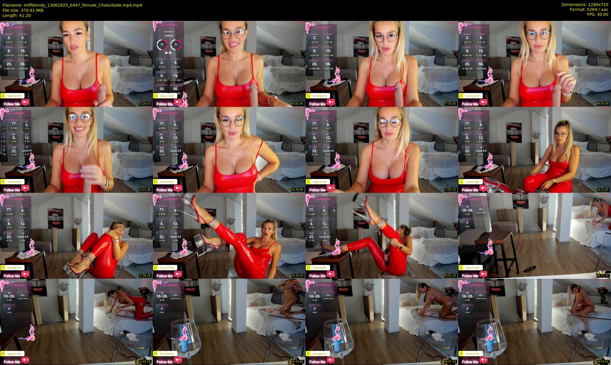 milfblondy — 42 minute Chaturbate female cam show recording, 720p, Jun 13, 2025