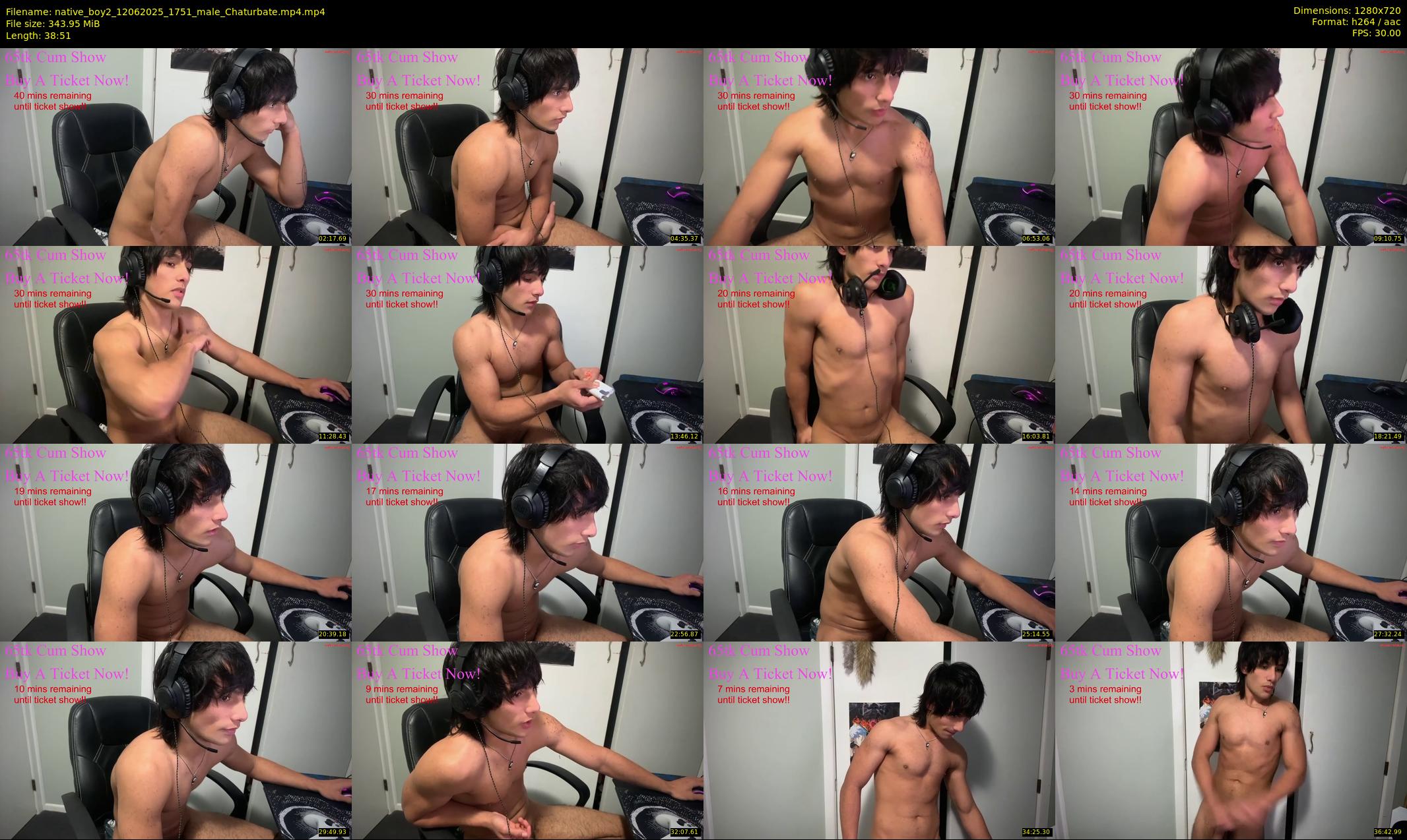native_boy2 — 39 minute Chaturbate male cam show recording, 720p, Jun 12, 2025