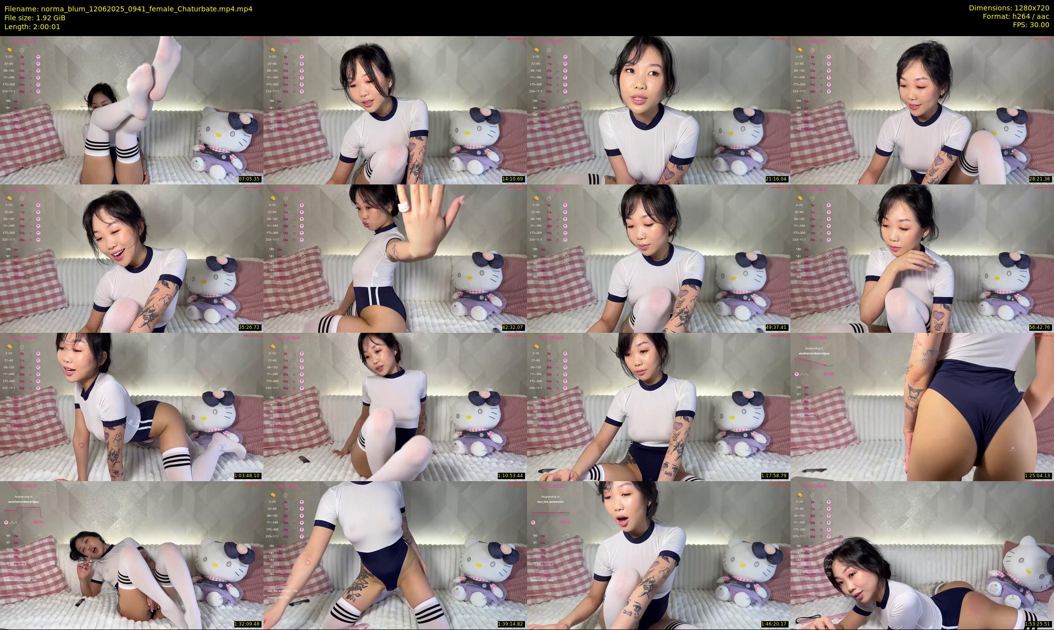 norma_blum — 121 minute Chaturbate female cam show recording, 720p, Jun 12, 2025