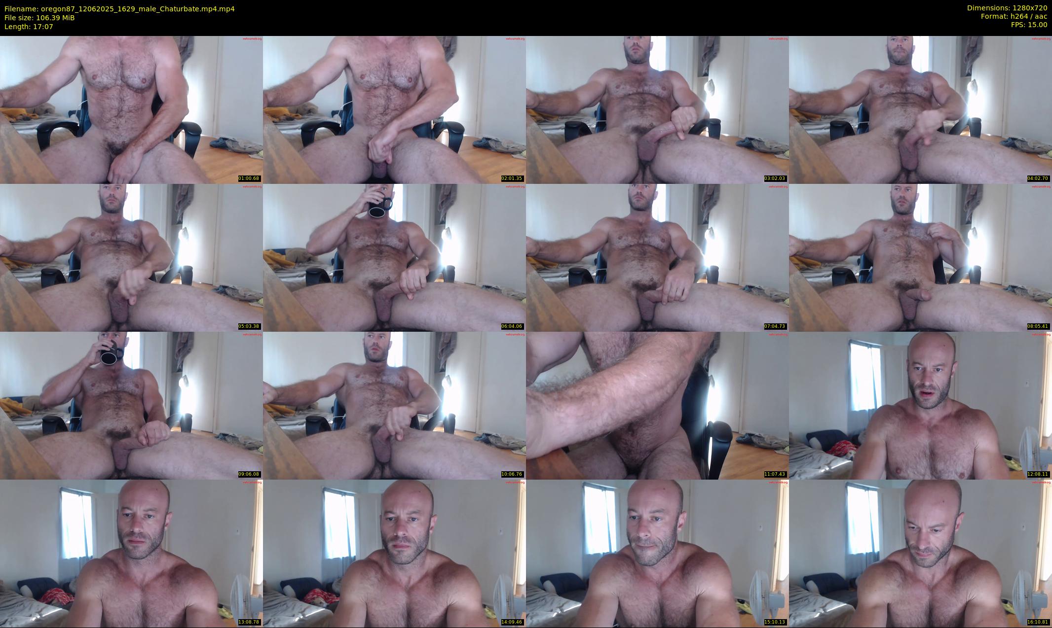 oregon87 — 18 minute Chaturbate male cam show recording, 720p, Jun 12, 2025