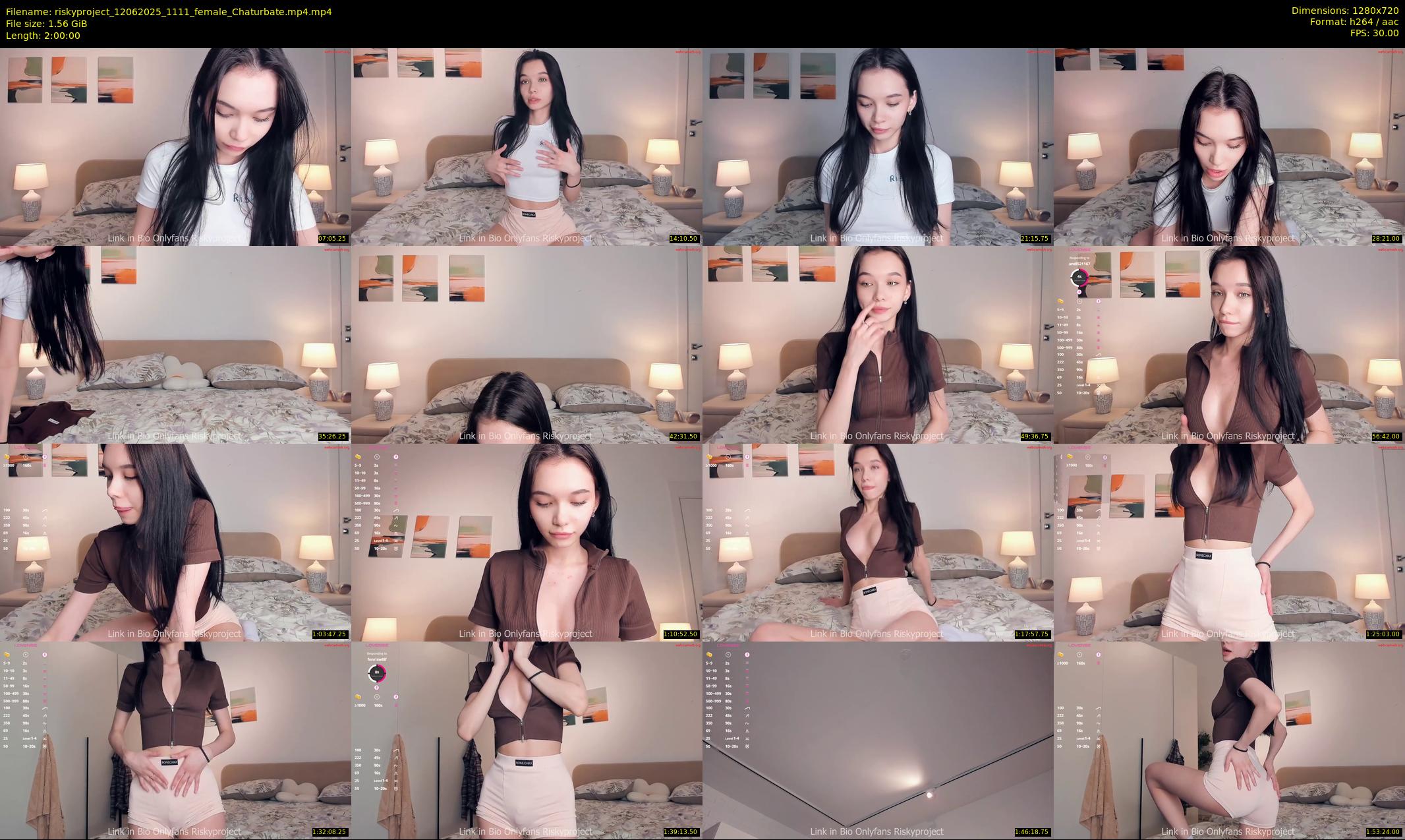 riskyproject — 120 minute Chaturbate couple cam show recording, 720p, Jun 12, 2025