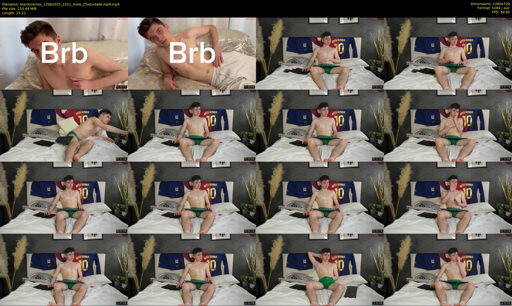 sherlockmax — 16 minute Chaturbate male cam show recording, 720p, Jun 12, 2025