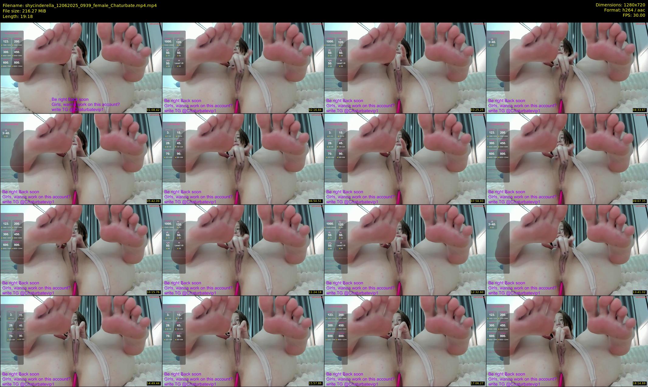 shycinderella — 20 minute Chaturbate female cam show recording, 720p, Jun 12, 2025