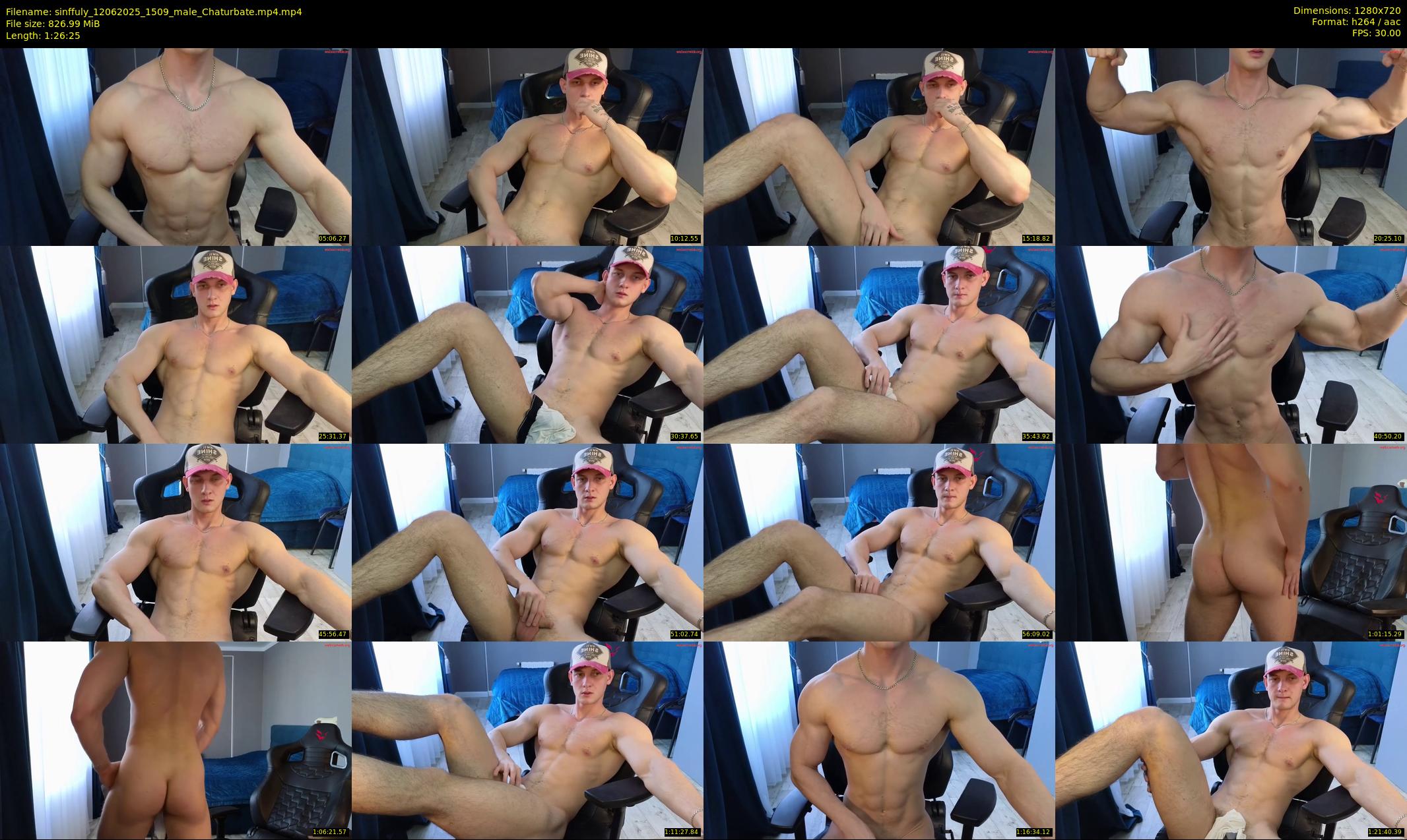 sinffuly — 87 minute Chaturbate male cam show recording, 720p, Jun 12, 2025