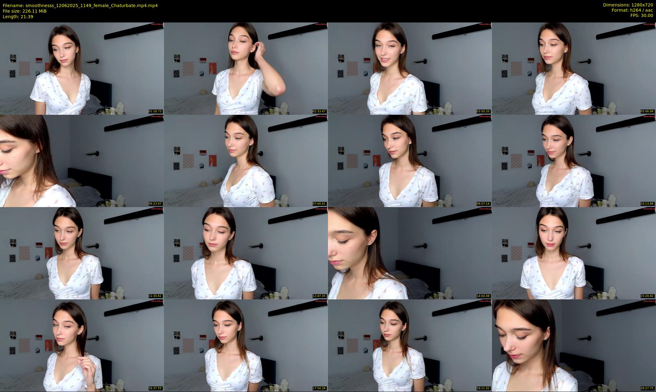 smoothnesss — 22 minute Chaturbate female cam show recording, 720p, Jun 12, 2025