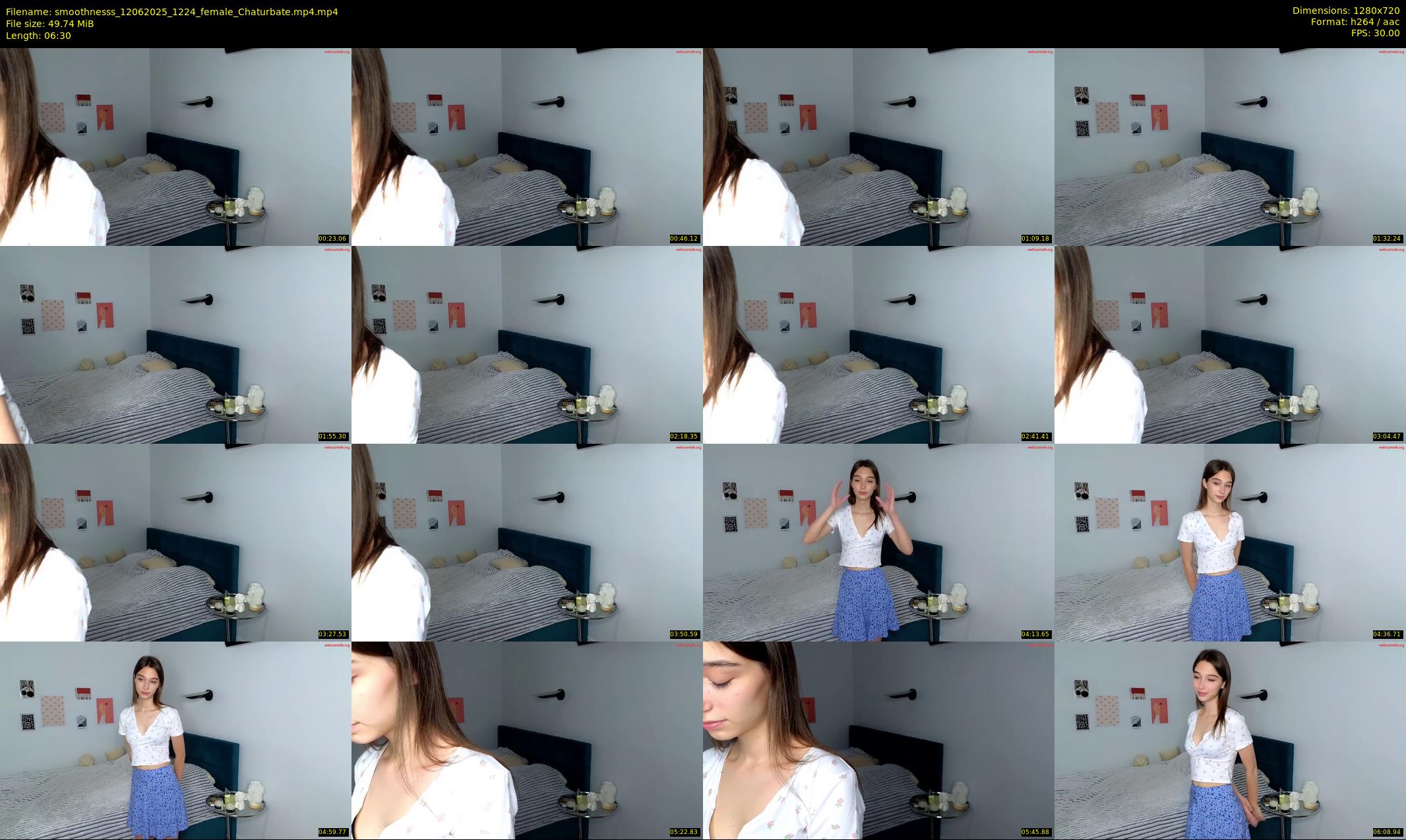 smoothnesss — 7 minute Chaturbate female cam show recording, 720p, Jun 12, 2025