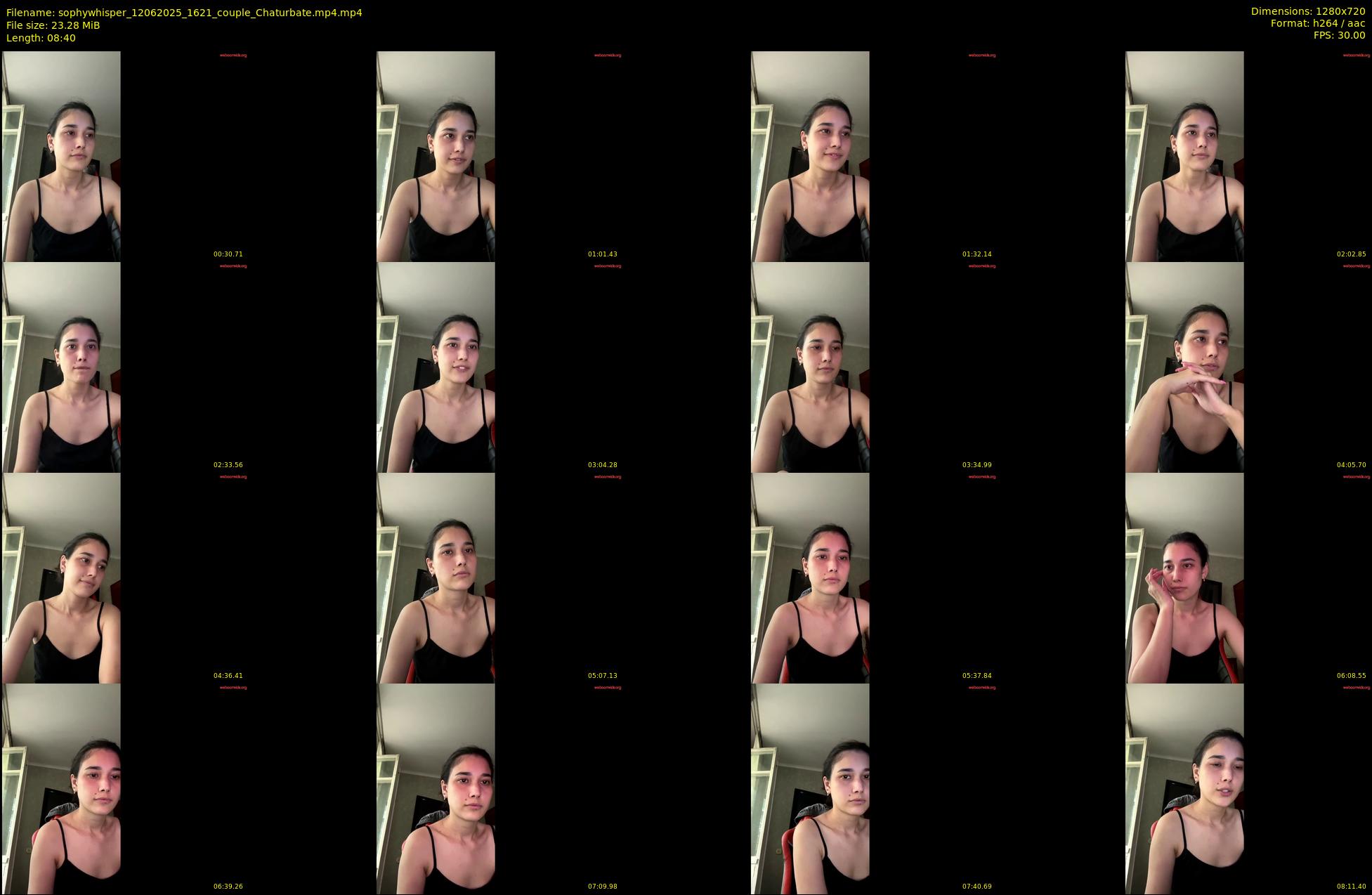sophywhisper — 9 minute Chaturbate couple cam show recording, 720p, Jun 12, 2025