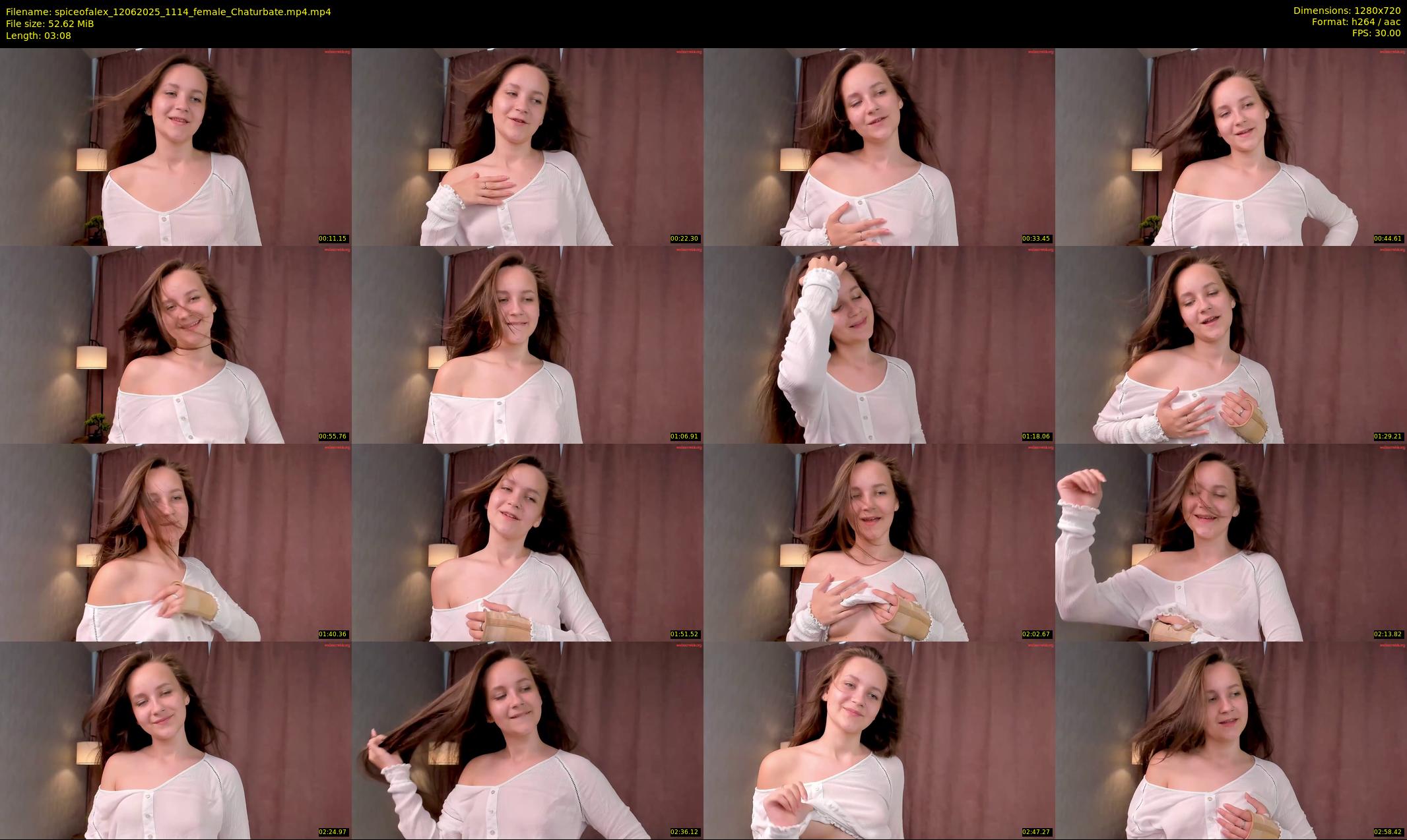 spiceofalex — 4 minute Chaturbate female cam show recording, 720p, Jun 12, 2025