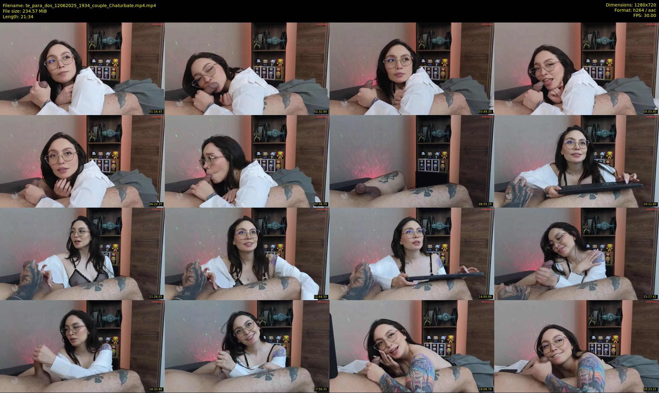 te_para_dos — 22 minute Chaturbate couple cam show recording, 720p, Jun 12, 2025