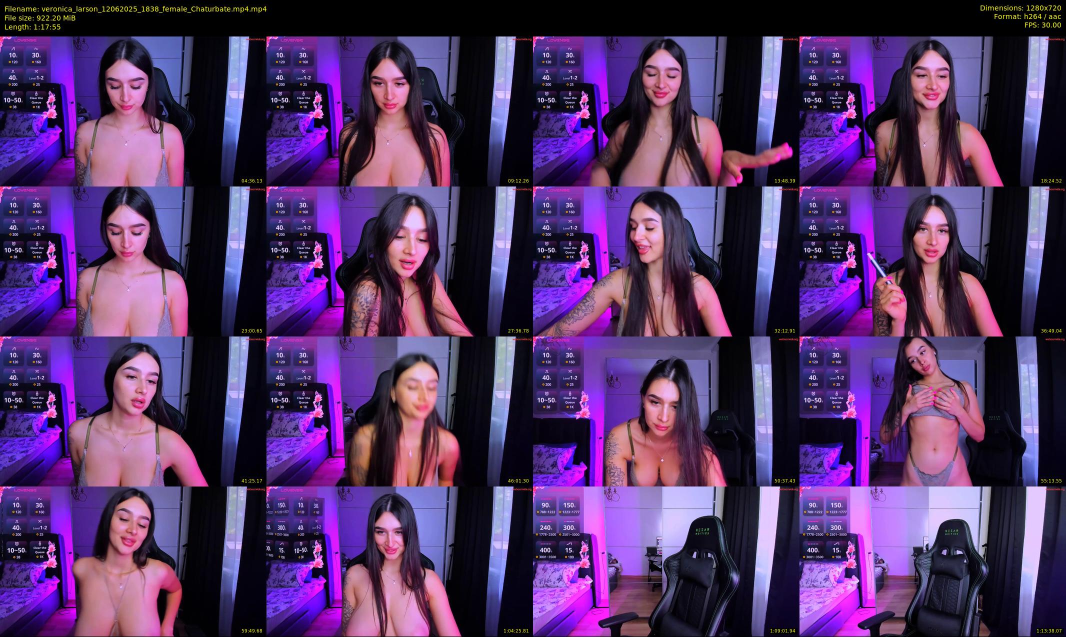 veronica_larson — 78 minute Chaturbate female cam show recording, 720p, Jun 12, 2025