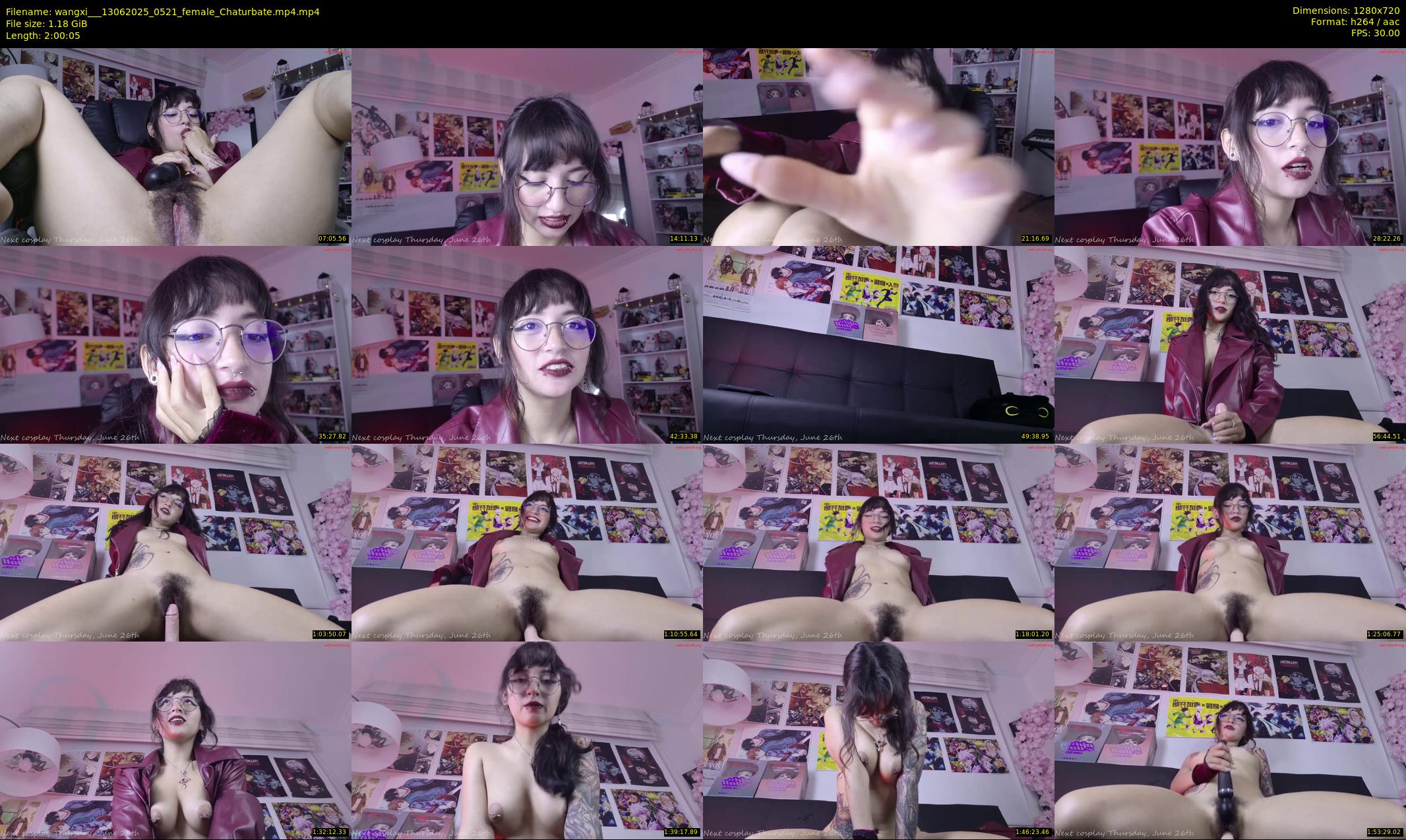 wangxi__ — 121 minute Chaturbate female cam show recording, 720p, Jun 13, 2025