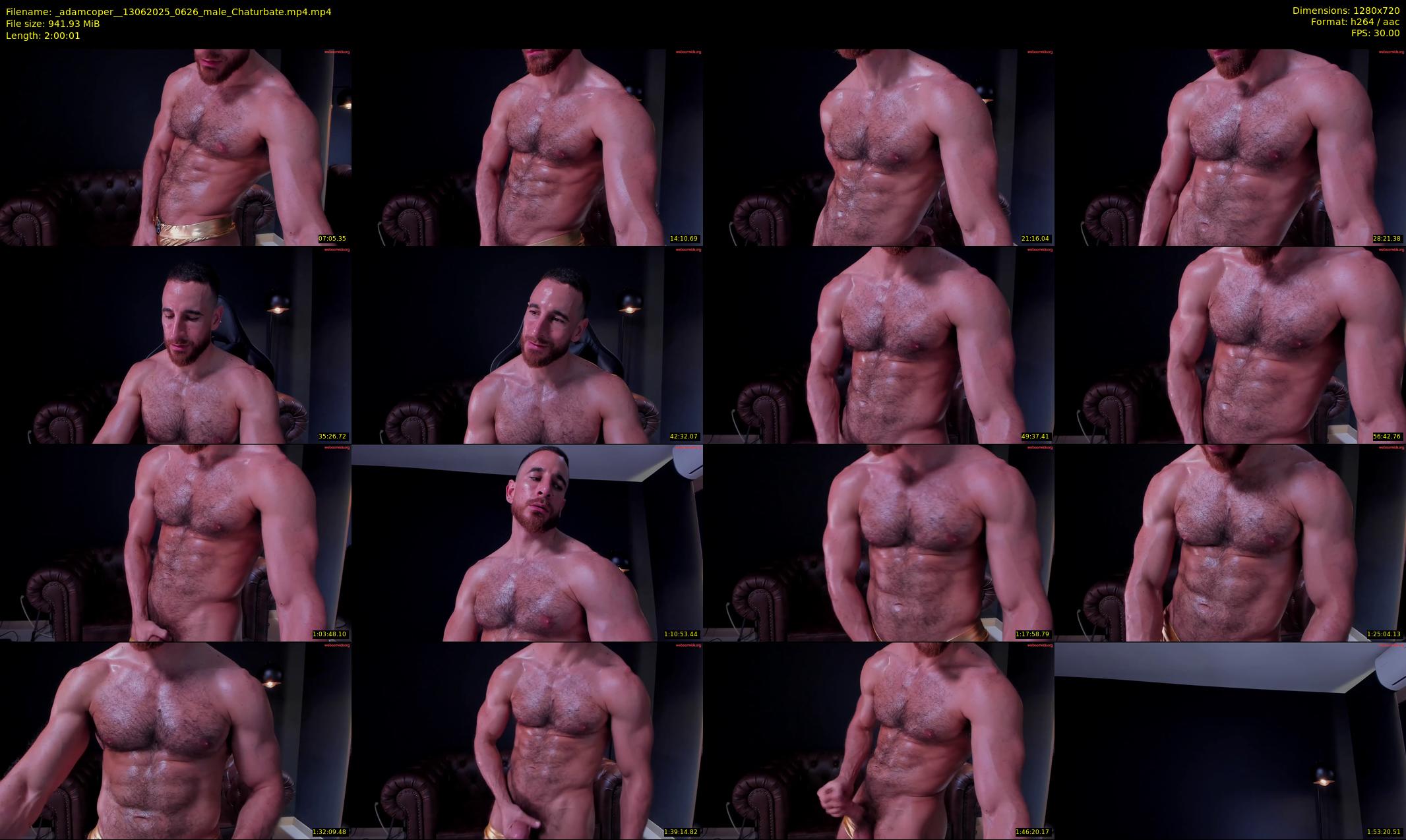 _adamcoper_ — 121 minute Chaturbate male cam show recording, 720p, Jun 13, 2025