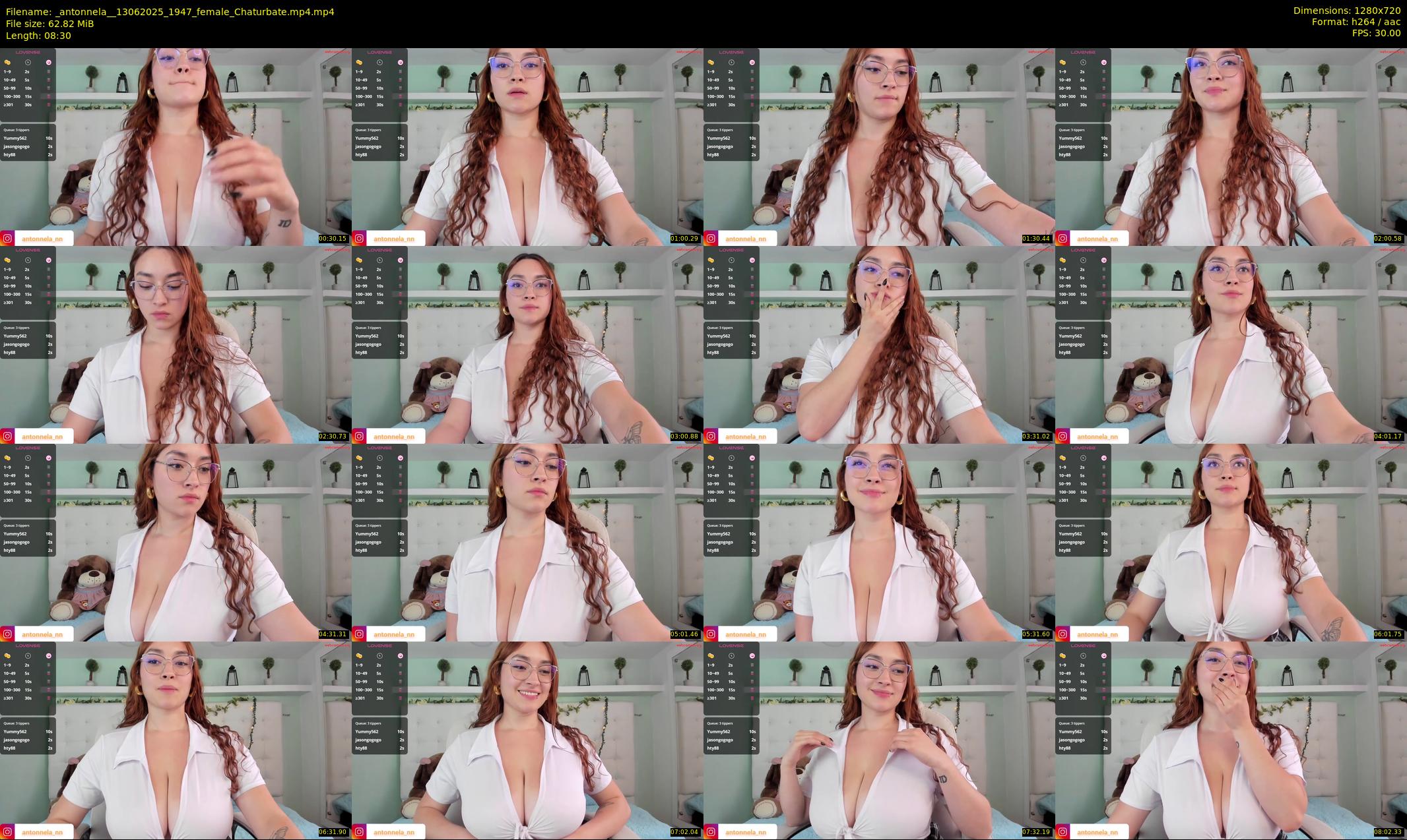 _antonnela_ — 9 minute Chaturbate female cam show recording, 720p, Jun 13, 2025