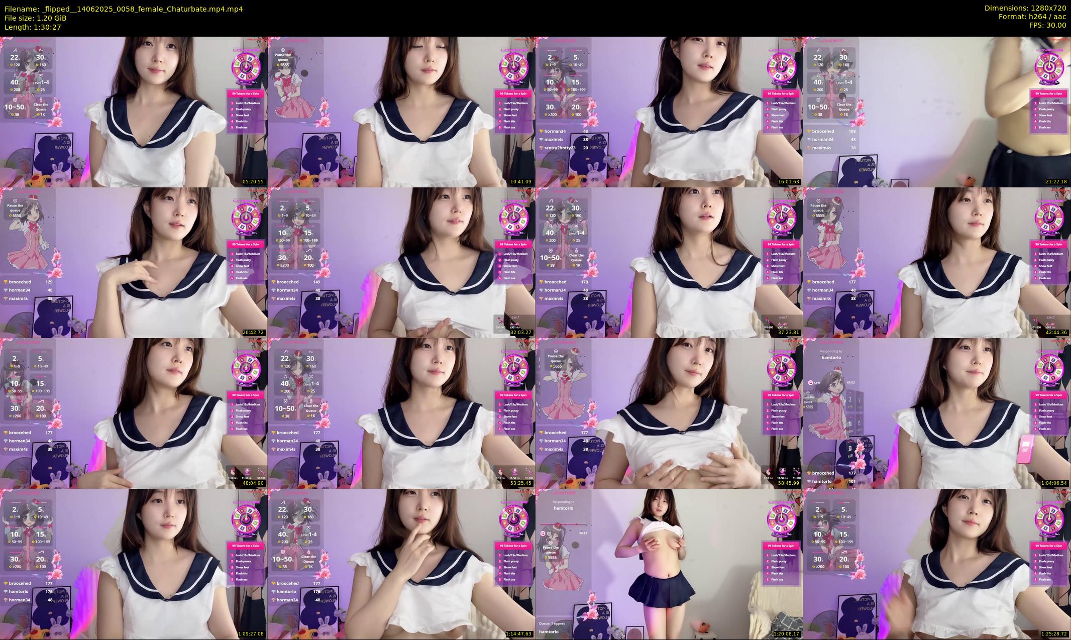 _flipped_ — 91 minute Chaturbate female cam show recording, 720p, Jun 14, 2025