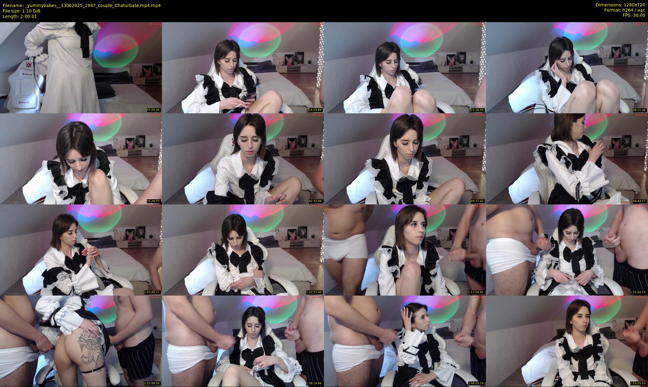 _yummybabes_ — 121 minute Chaturbate couple cam show recording, 720p, Jun 13, 2025