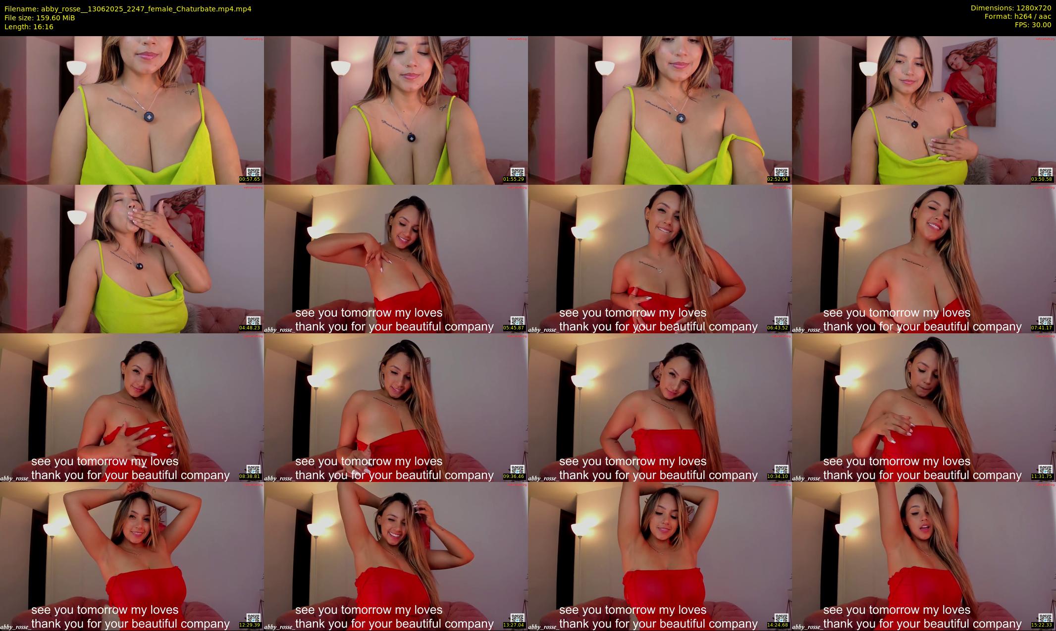abby_rosse_ — 17 minute Chaturbate female cam show recording, 720p, Jun 13, 2025